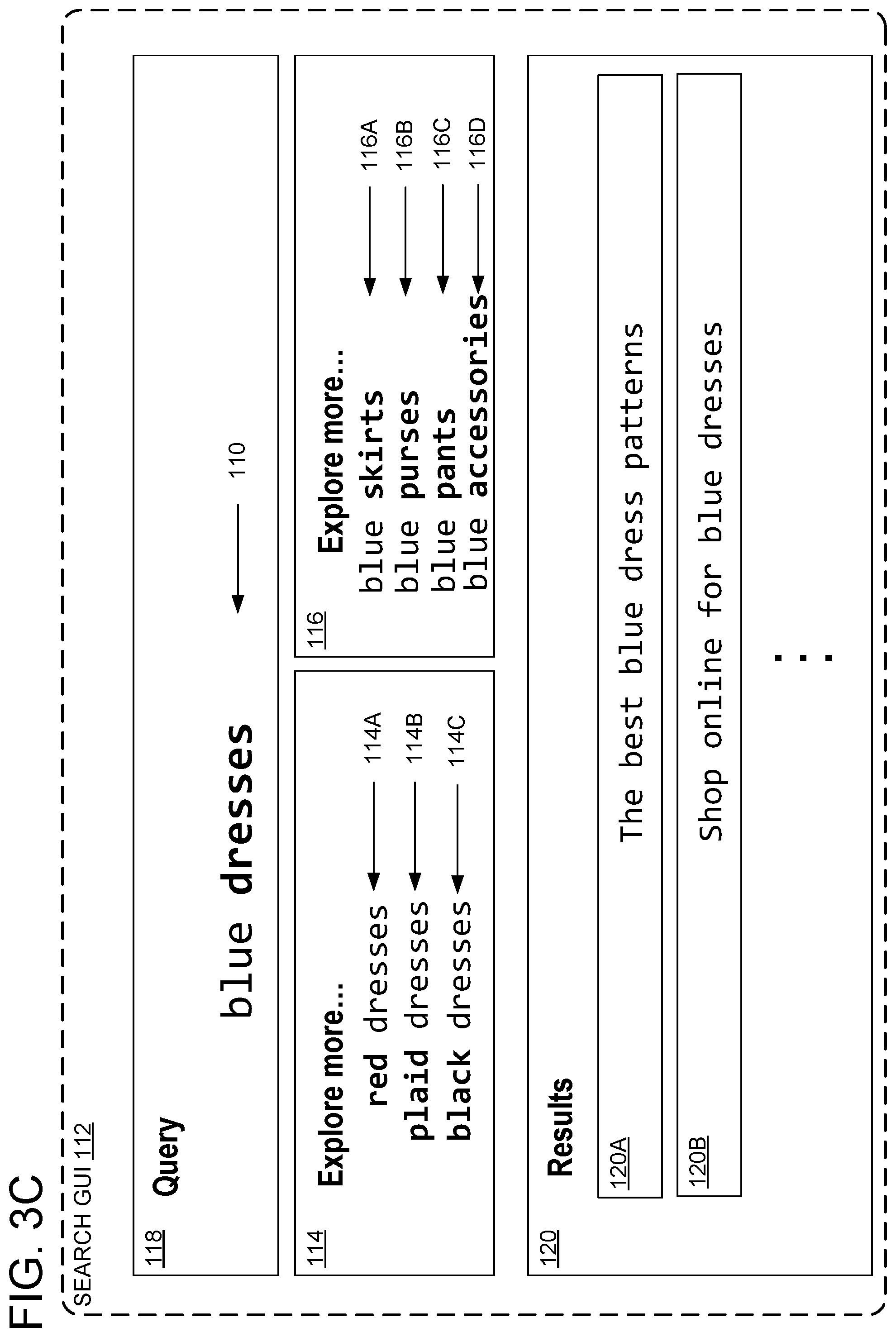 Patent US12353475 Figure 5 – Domain-agnostic structured search query exploration
