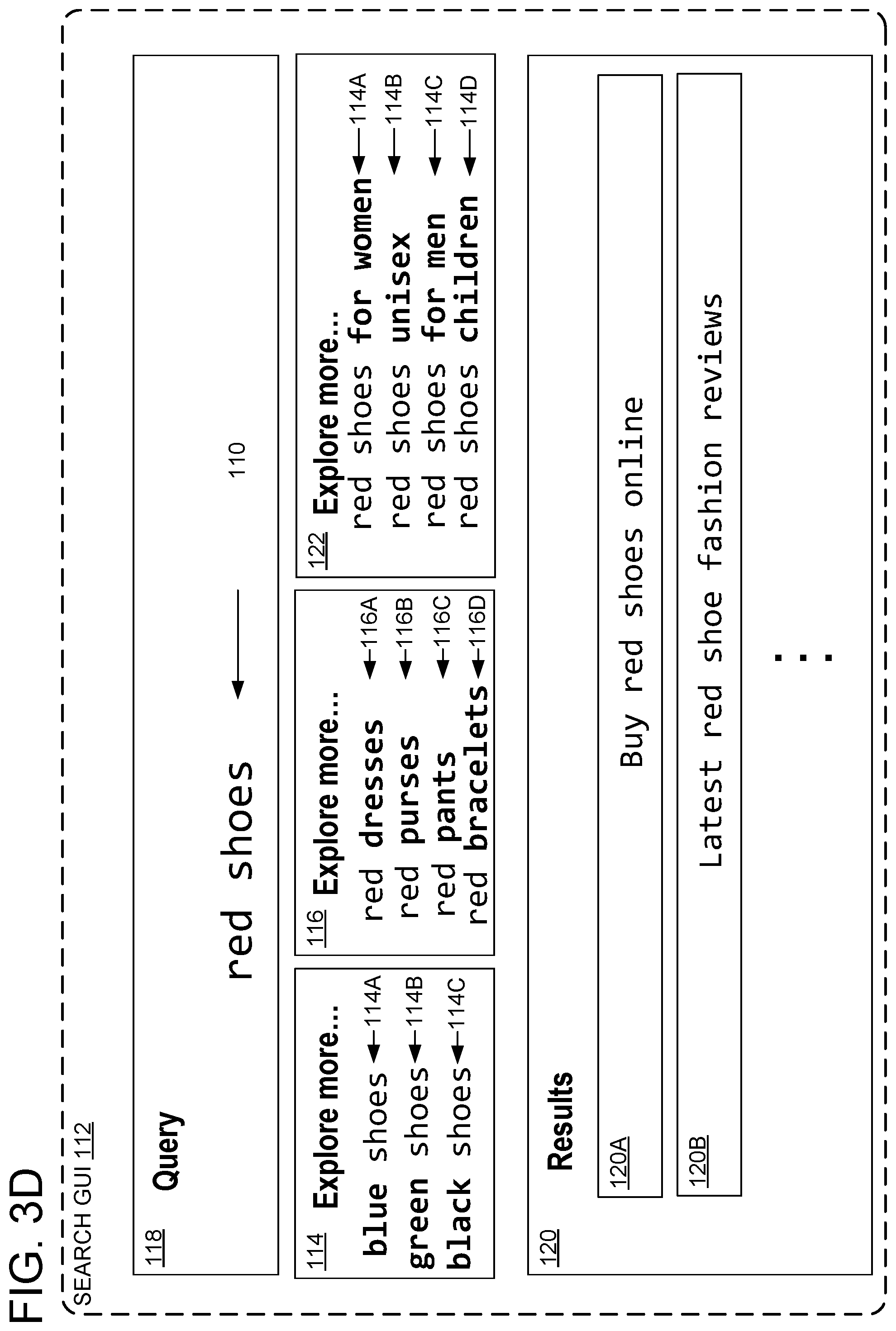 Patent US12353475 Figure 6 – Domain-agnostic structured search query exploration