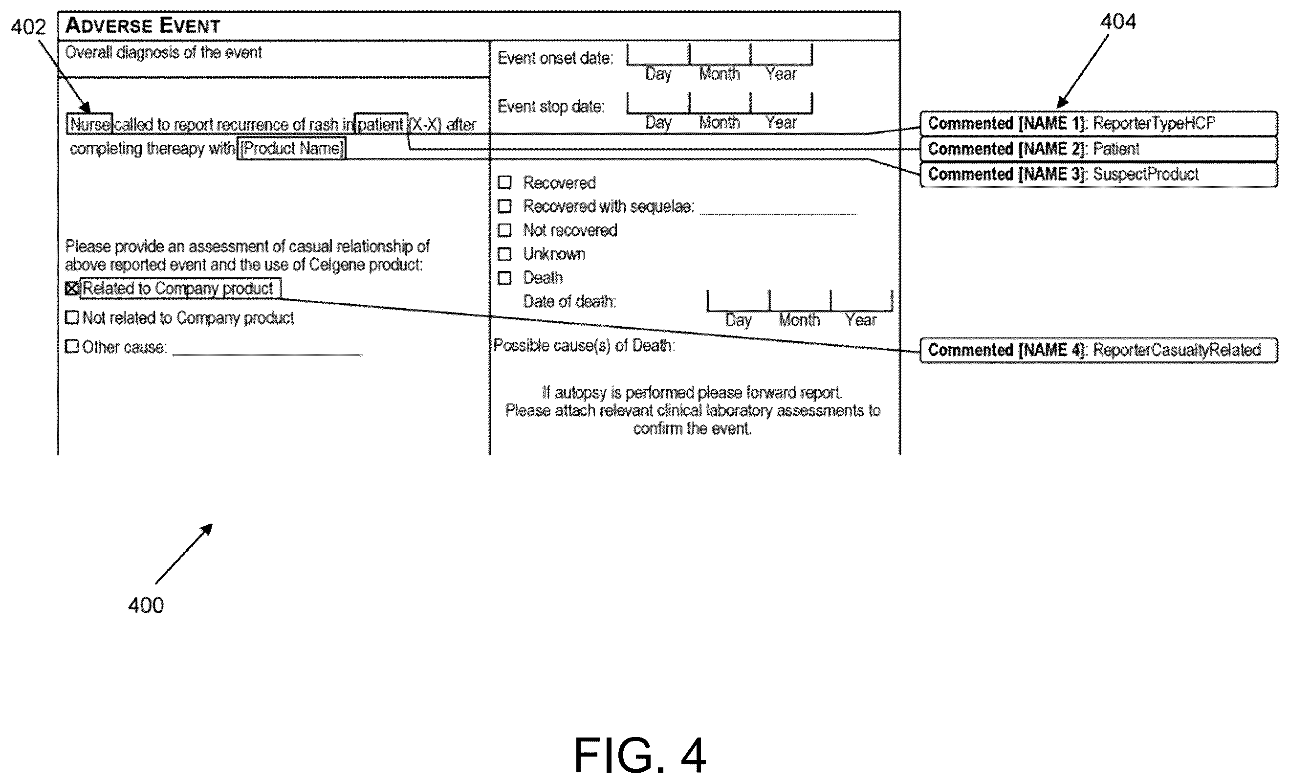 Patent US12353479 Figure 4 – Classifying documents using a domain-specific natural language processing model