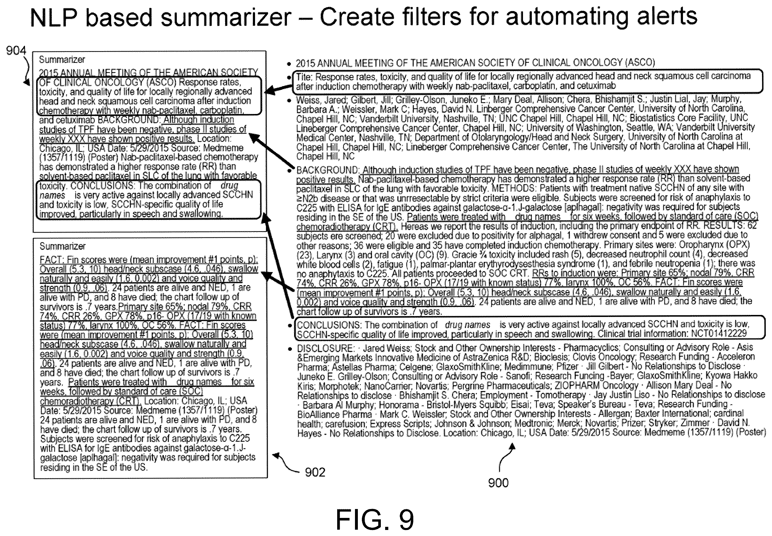 Patent US12353479 Figure 9 – Classifying documents using a domain-specific natural language processing model