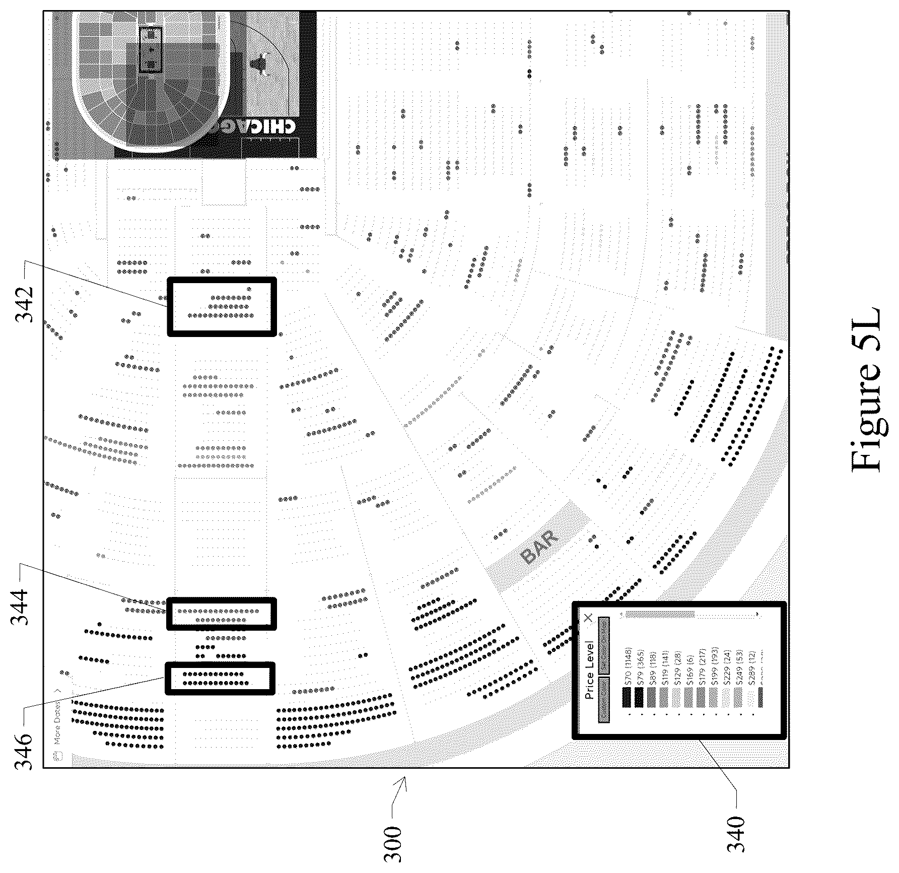 Patent US12353490 Figure 17 – Ticketing display based on historical ticket database