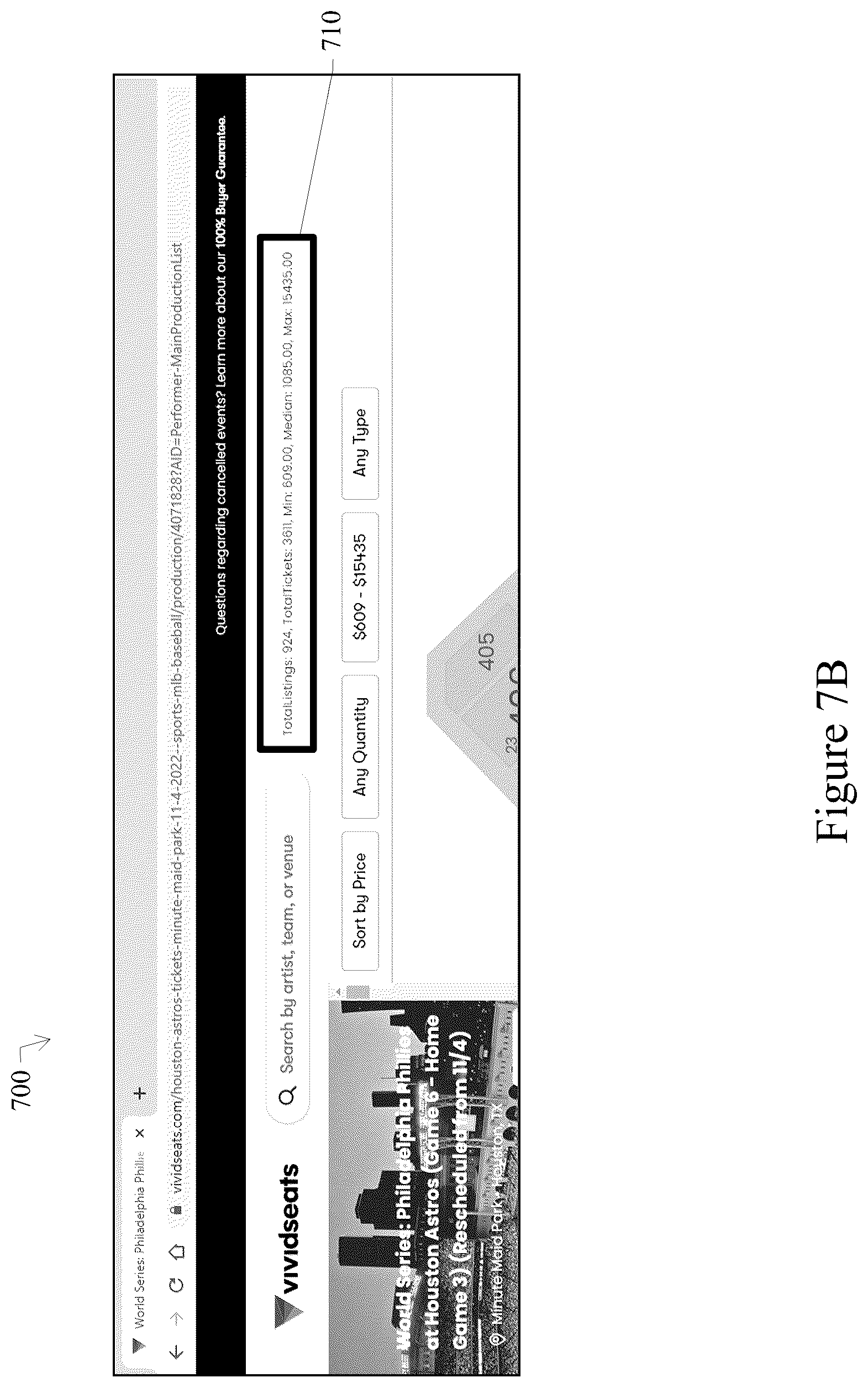 Patent US12353490 Figure 20 – Ticketing display based on historical ticket database