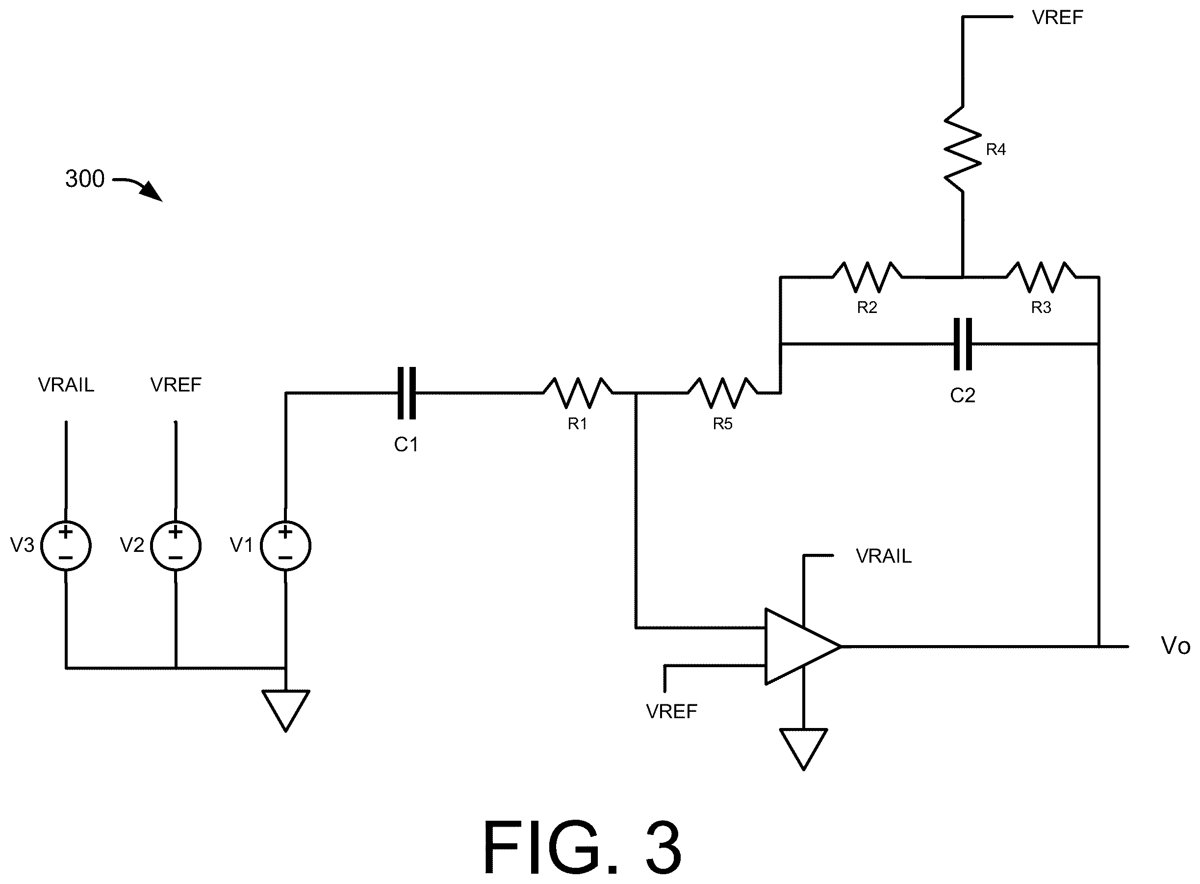 Patent US12353500 Figure 3 – Dynamic decay compensation for first order high pass filters
