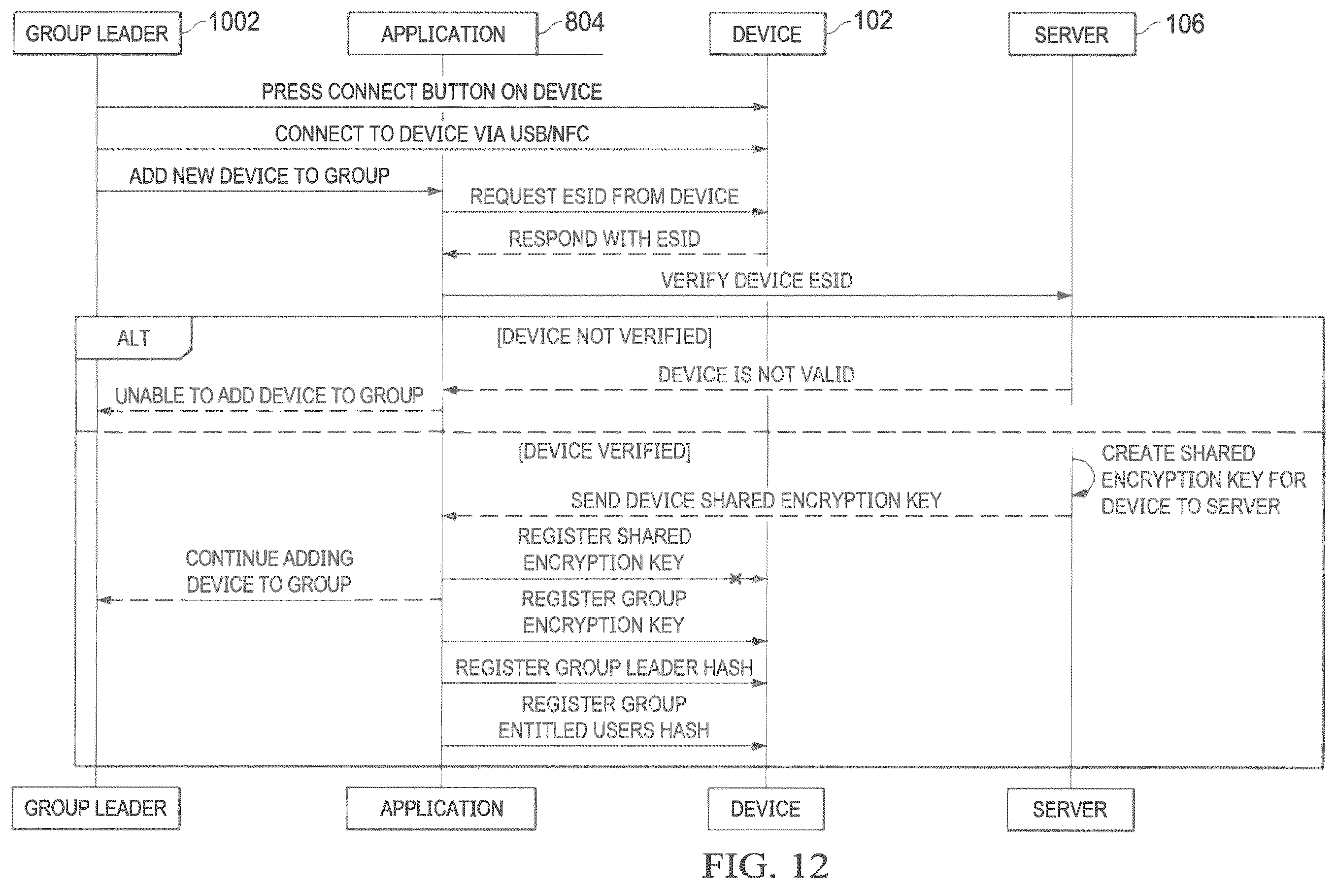 Patent US12353518 Figure 13 – Method and apparatus for simultaneous key generation on device and server for secure communication