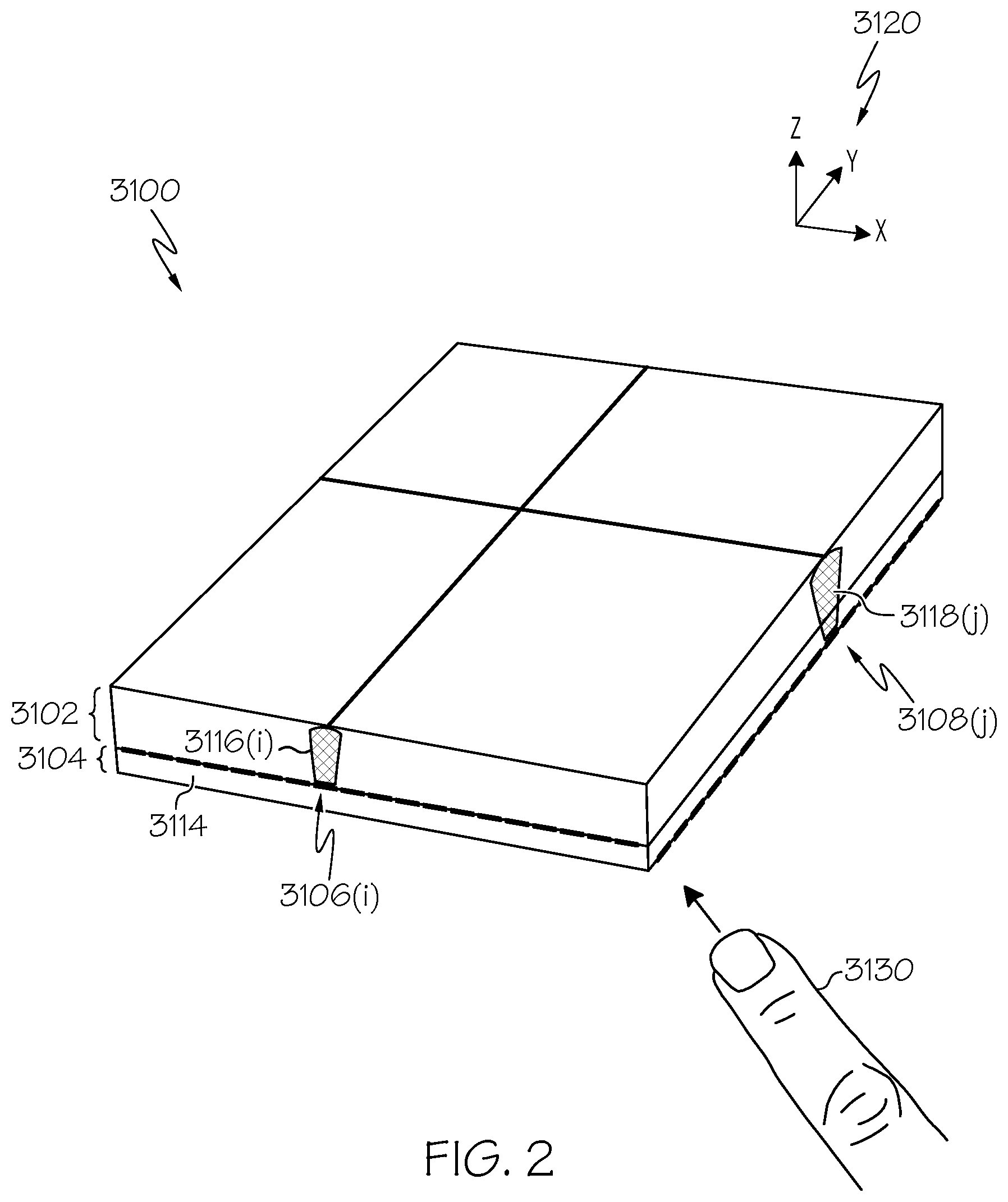 Patent US12353531 Figure 2 – System with ultrasound sensor