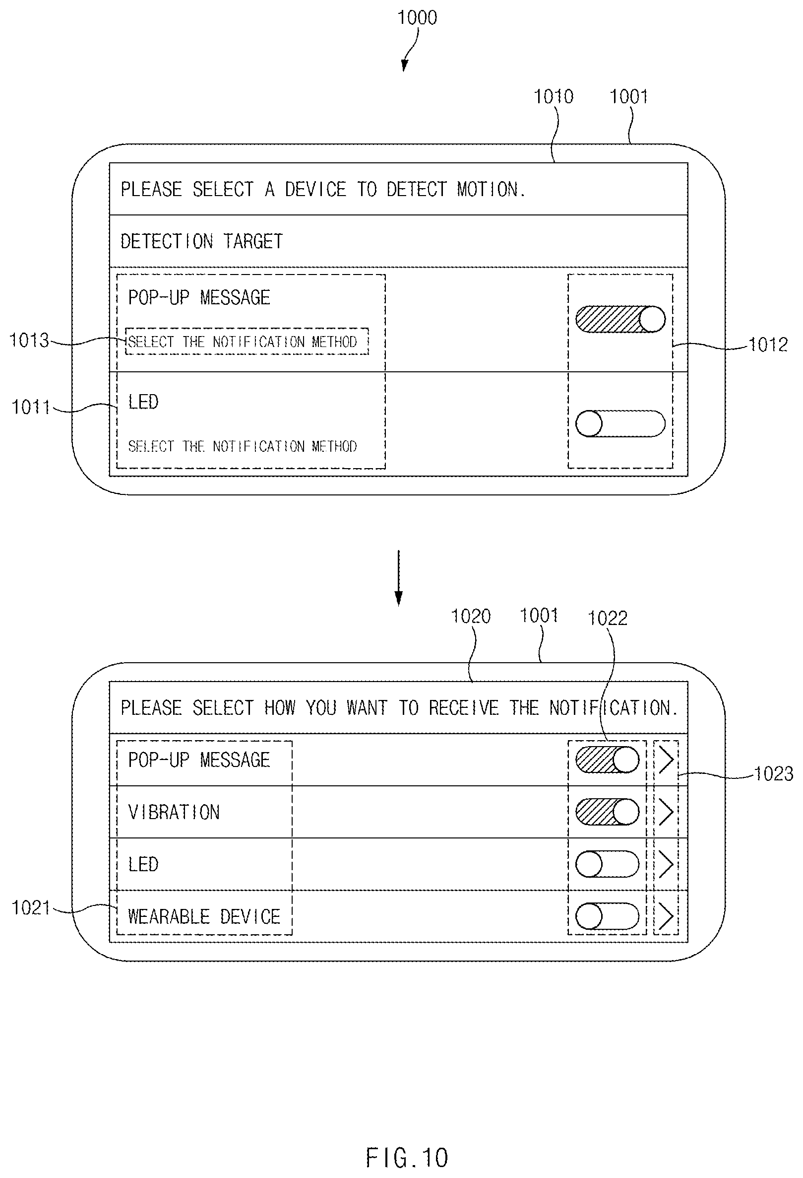 Patent US12353536 Figure 12 – Electronic device and operating method for providing an operating notification for device included in the electronic device