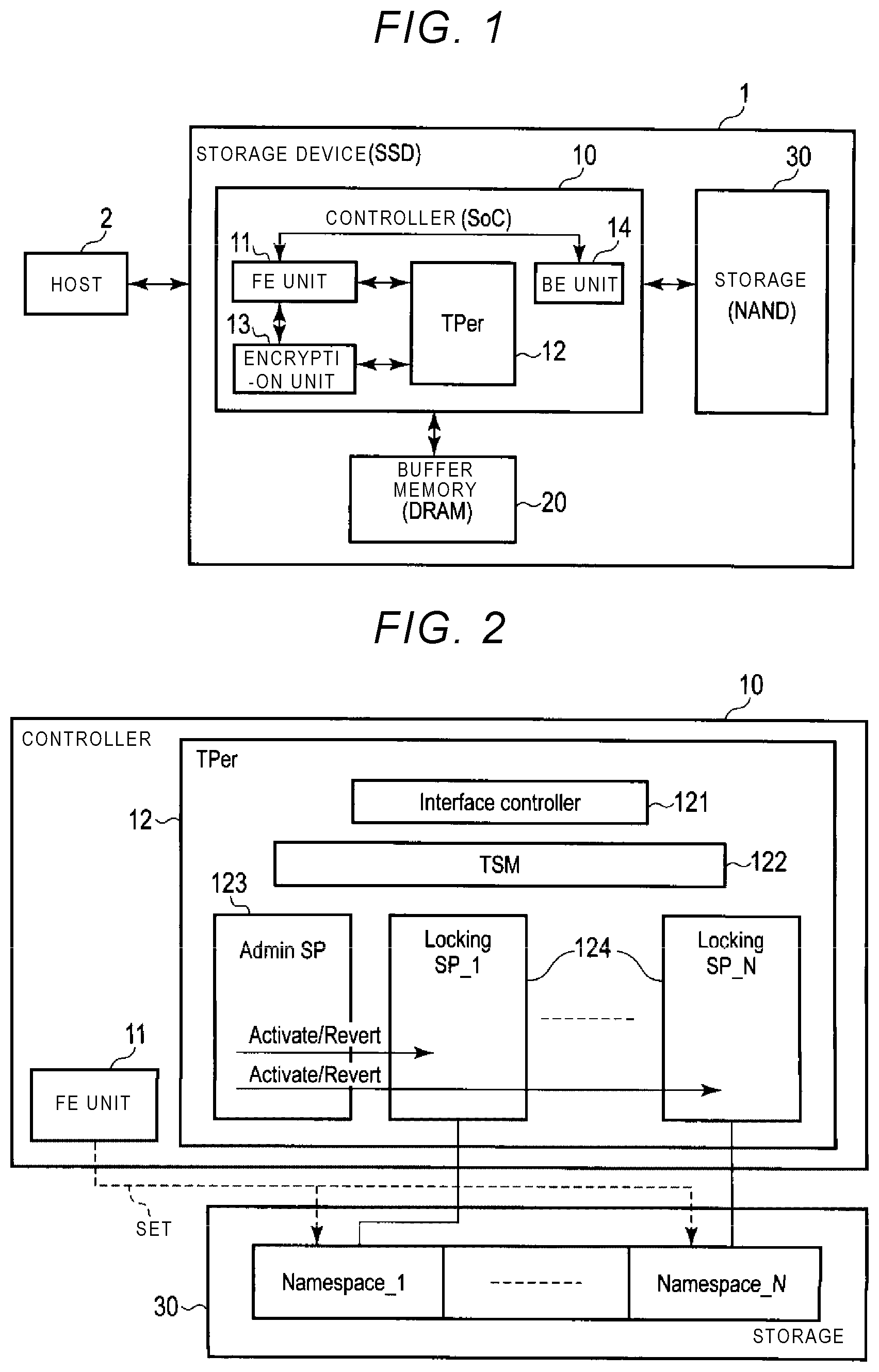 Patent US12353571 Figure 1 – Storage device