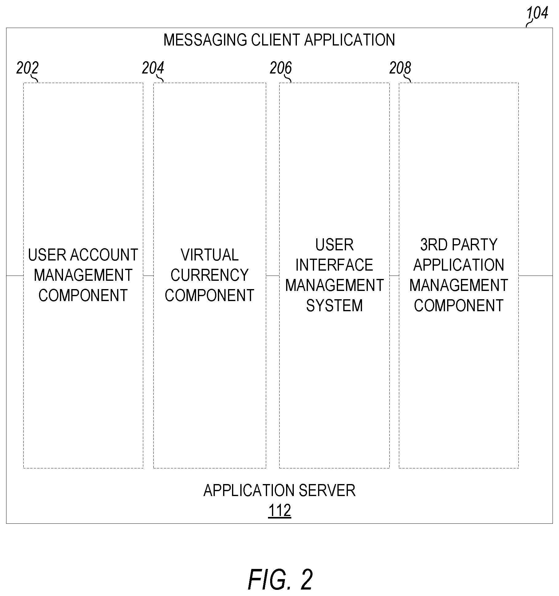 Patent US12353575 Figure 2 – 3rd party application management