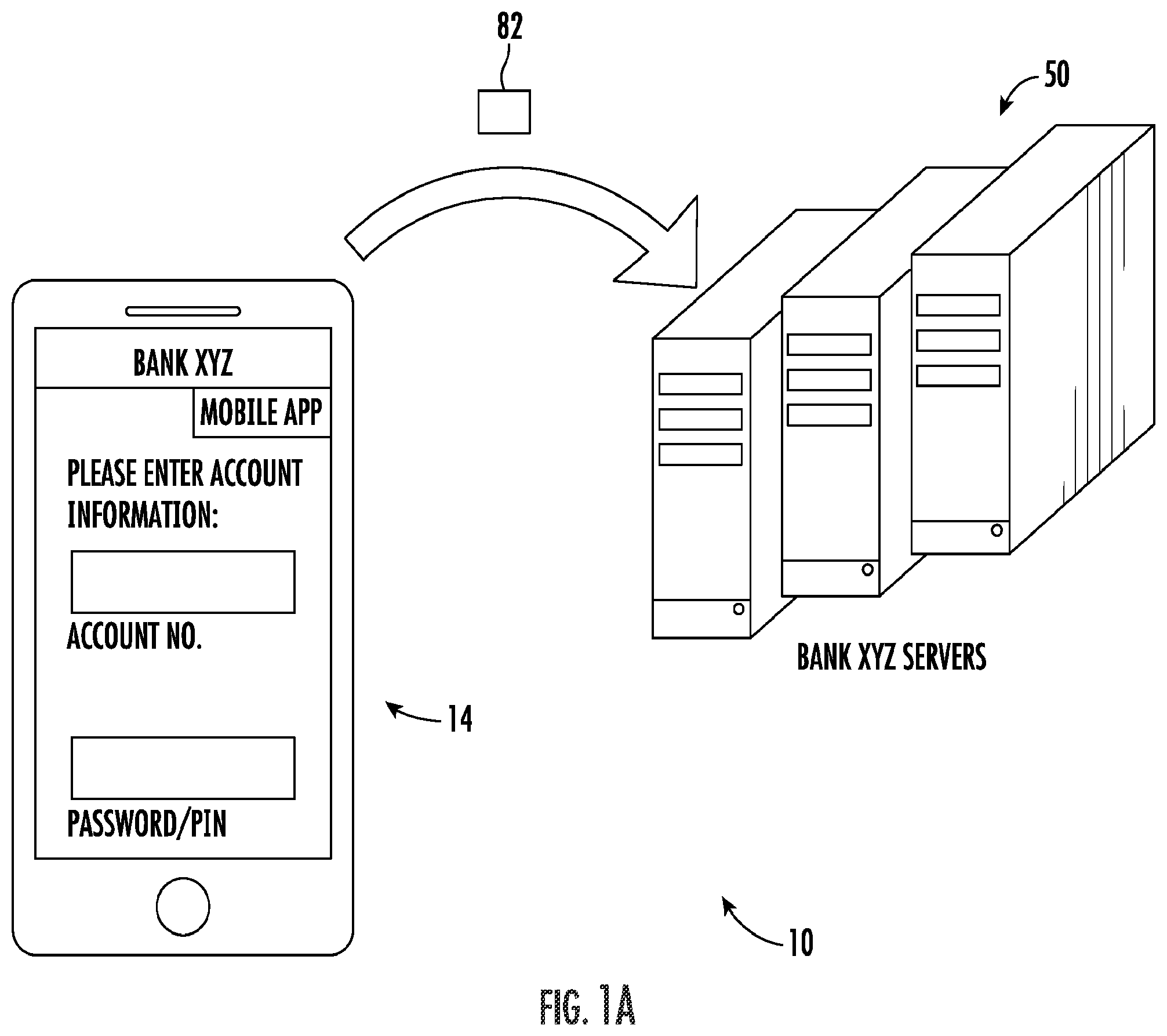 Patent US12353576 Figure 1 – System and method for securely transferring data using encryption keys