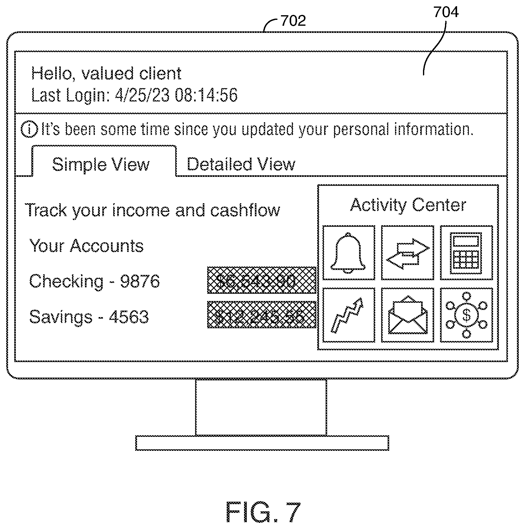 Patent US12353588 Figure 6 – Session transfer between pre-registered smart glasses and computer for maintaining a confidential data view