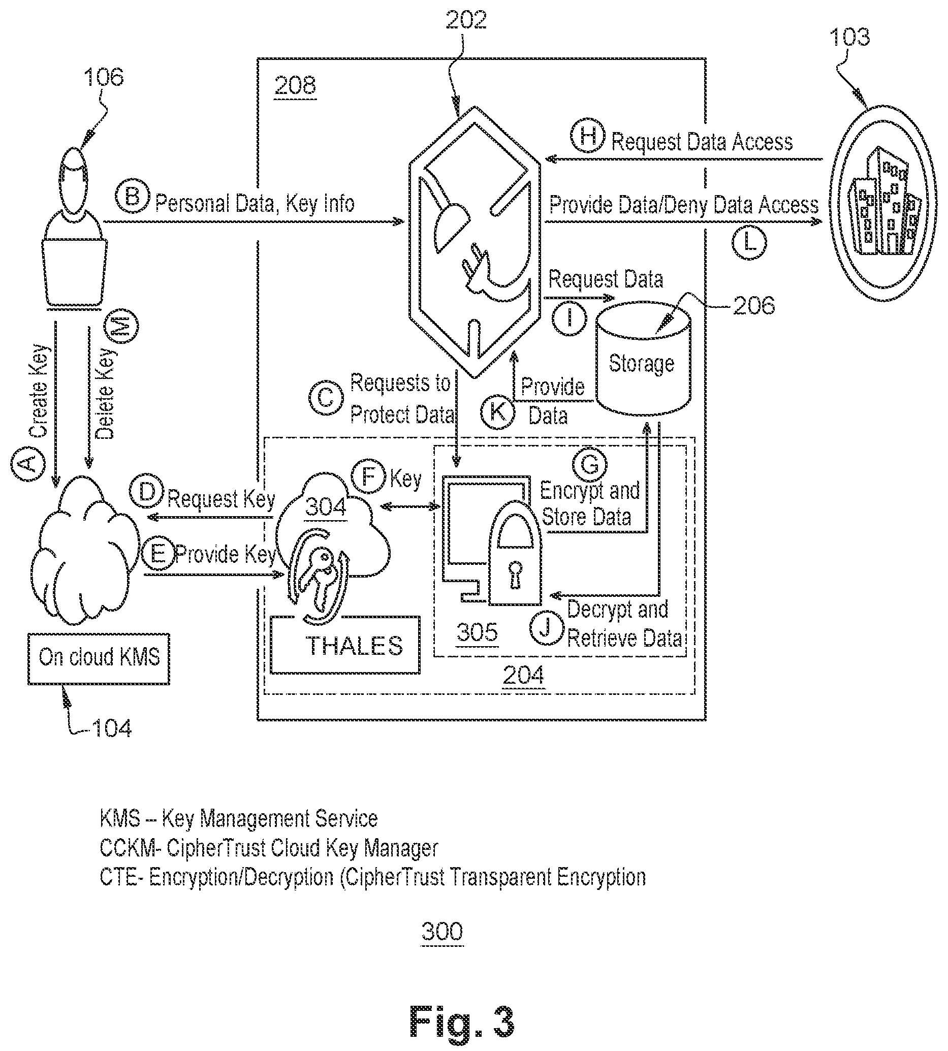 Patent US12353594 Figure 3 – System and method for data privacy compliance