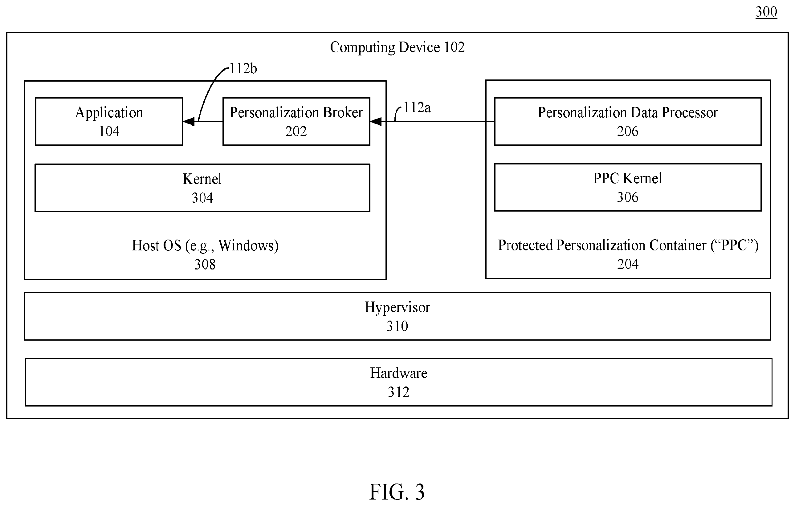 Patent US12353595 Figure 3 – Secure and private hyper-personalization system and method