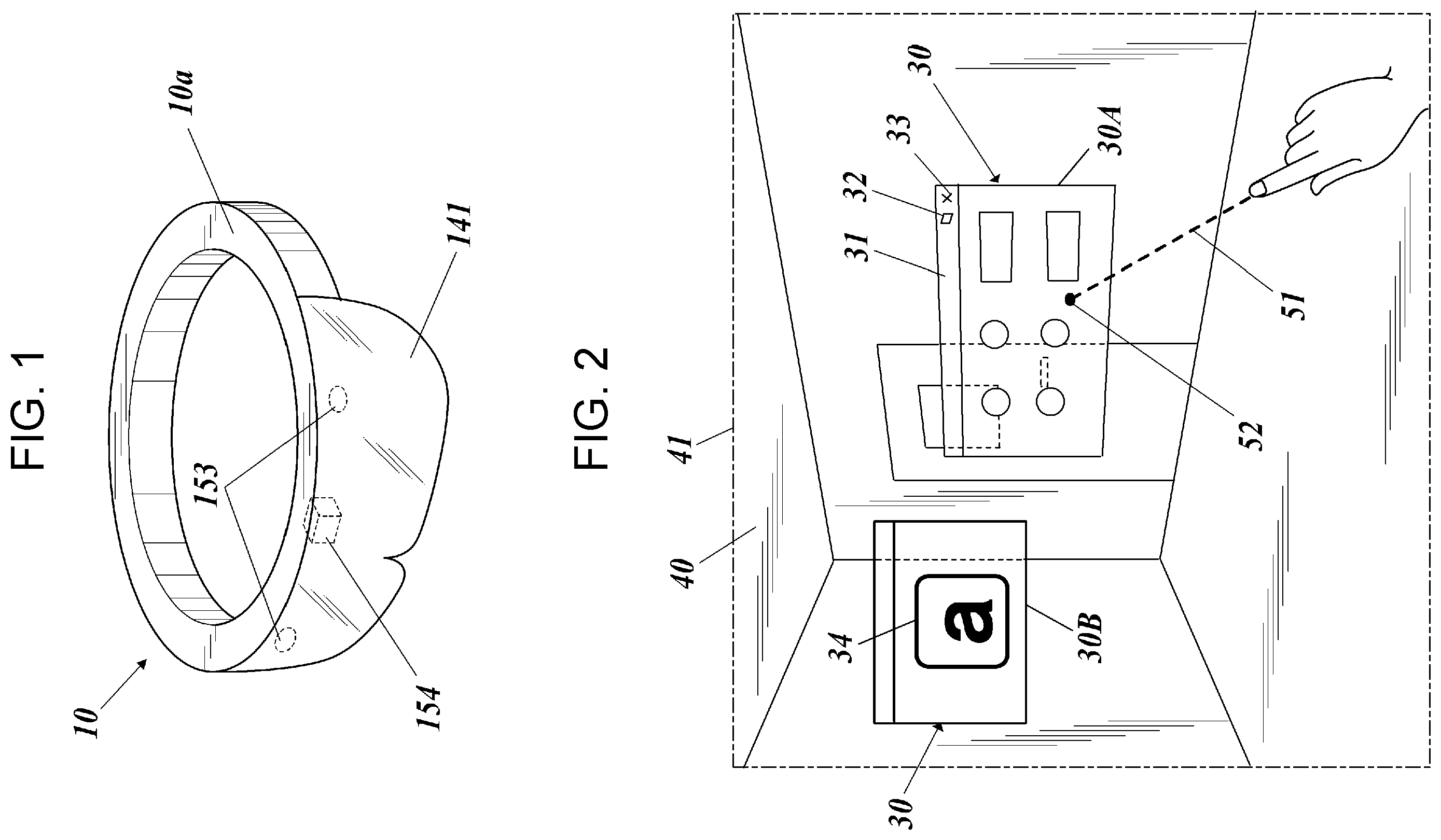 Patent US12353614 Figure 1 – Wearable terminal apparatus, program, display method, and virtual image distribution system