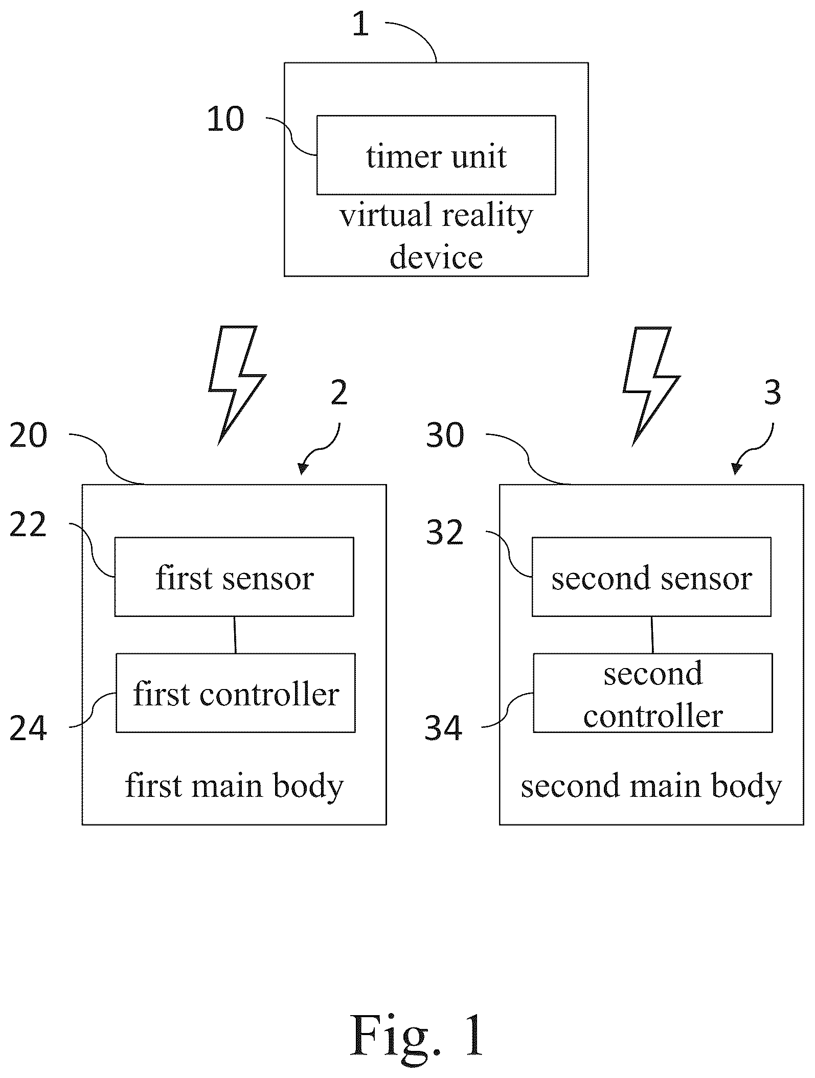Patent US12353615 Figure 1 – System for navigating a virtual environment using seated walking-in-place footstep locomotion
