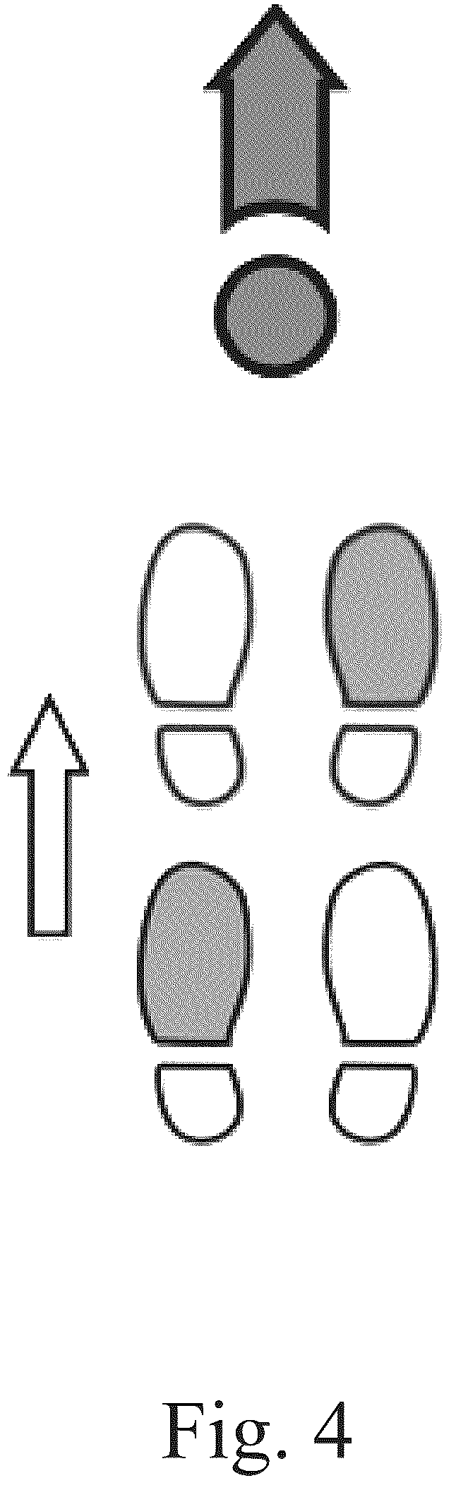 Patent US12353615 Figure 4 – System for navigating a virtual environment using seated walking-in-place footstep locomotion