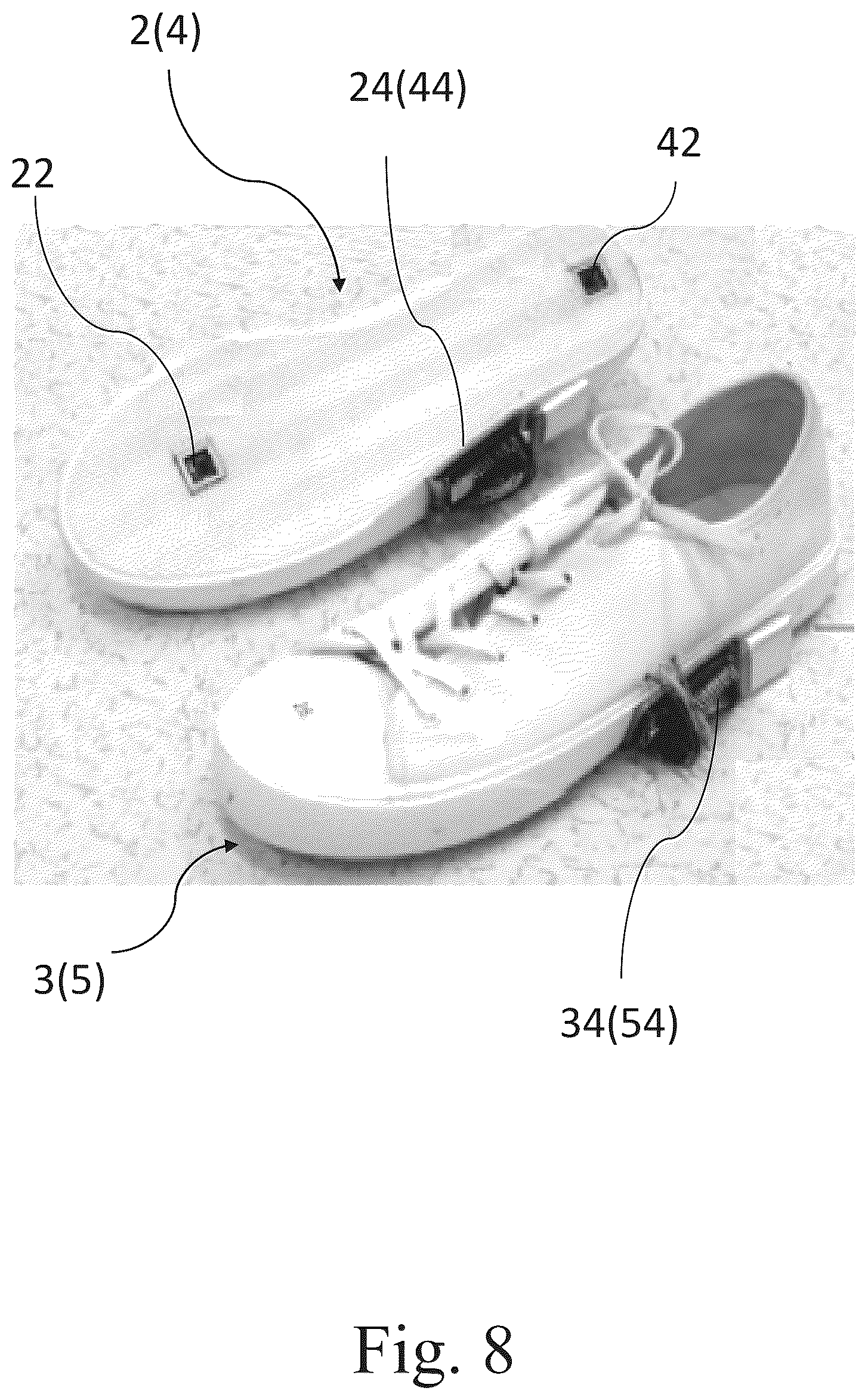 Patent US12353615 Figure 8 – System for navigating a virtual environment using seated walking-in-place footstep locomotion