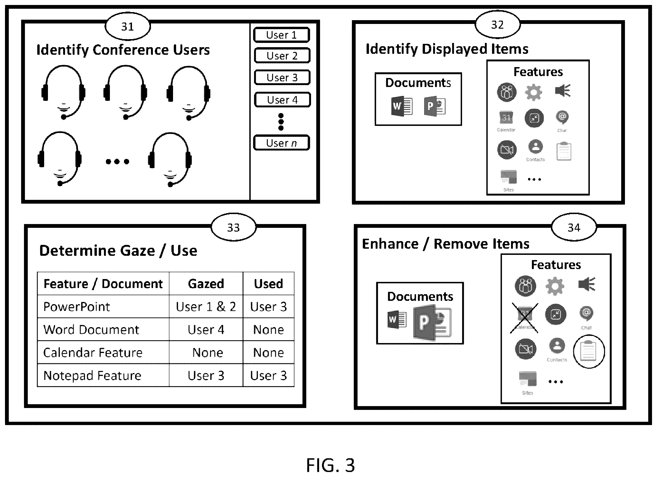 Patent US12353620 Figure 3 – Systems and methods for displaying and adjusting virtual objects based on interactive and dynamic content