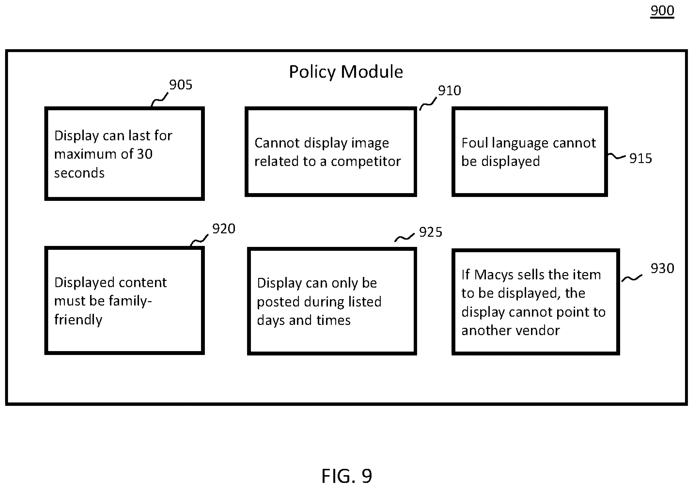 Patent US12353620 Figure 9 – Systems and methods for displaying and adjusting virtual objects based on interactive and dynamic content