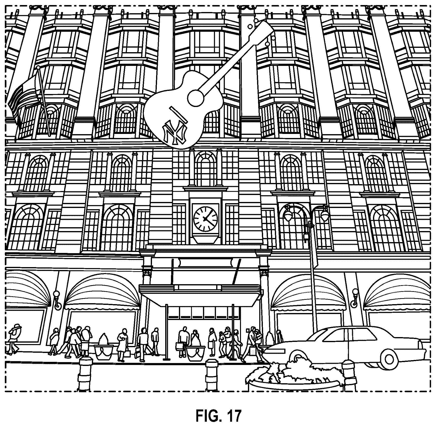 Patent US12353620 Figure 17 – Systems and methods for displaying and adjusting virtual objects based on interactive and dynamic content