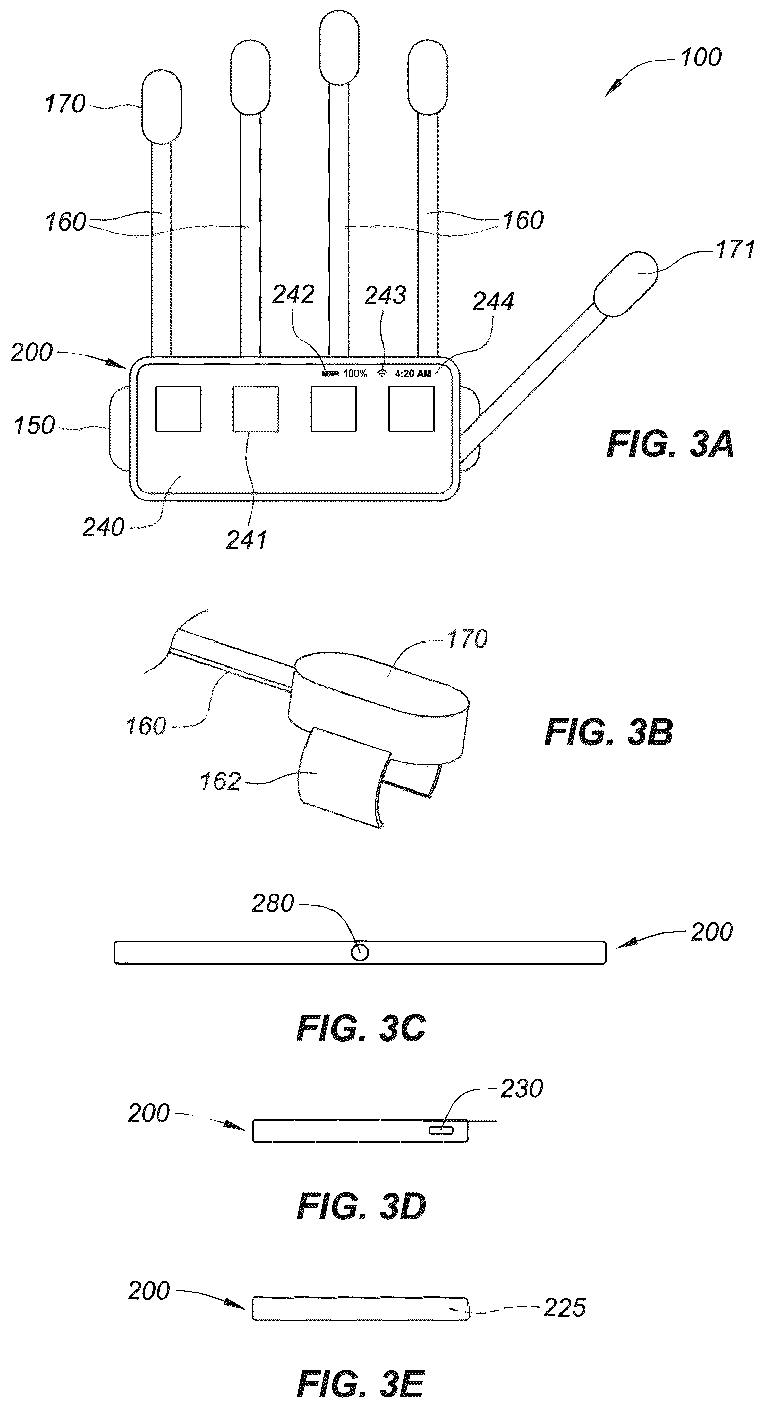 Patent US12353624 Figure 3 – Wearable computing apparatus for augmented reality, virtual reality and artificial intelligence interactions, and methods relating thereto