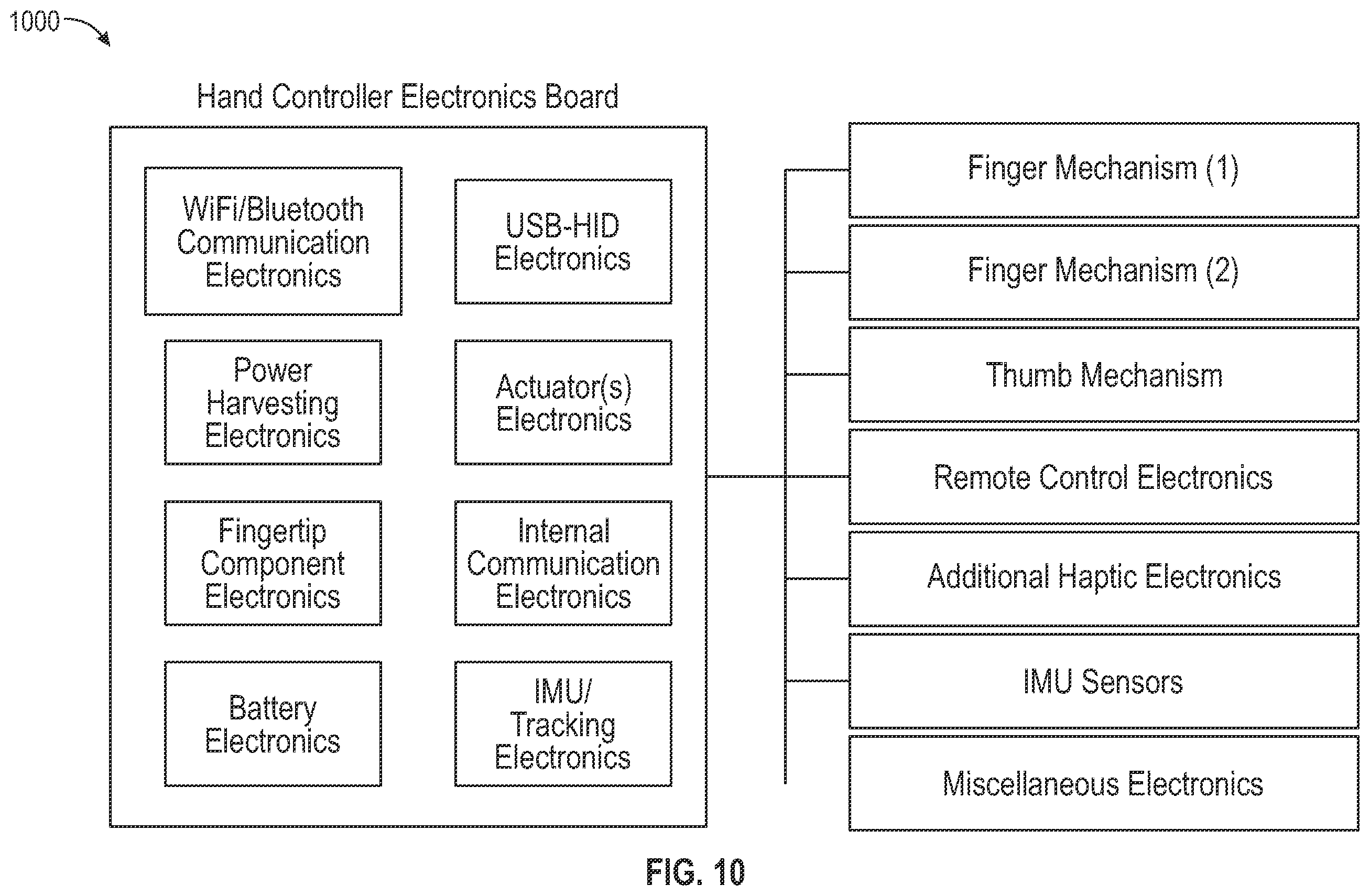 Patent US12353626 Figure 10 – Haptic hand controller system for mixed reality