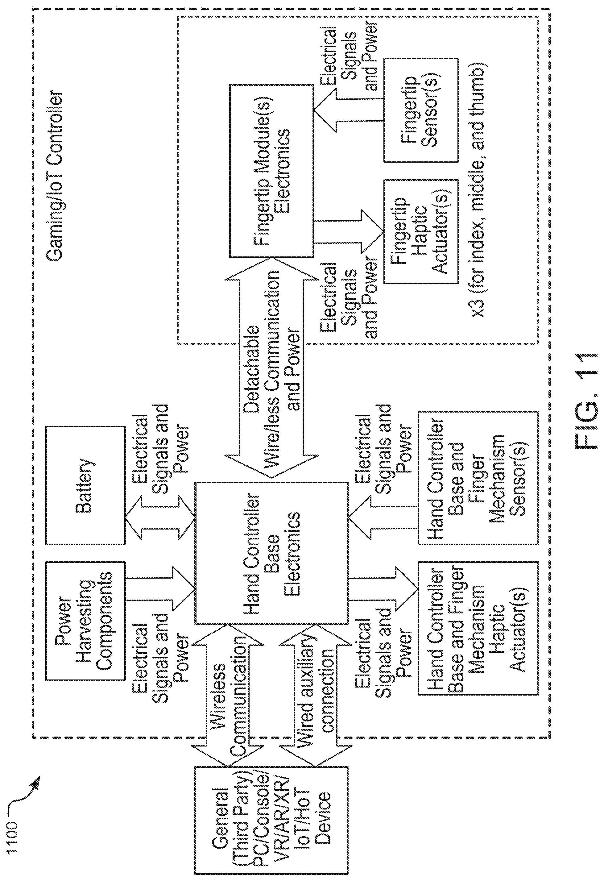 Patent US12353626 Figure 11 – Haptic hand controller system for mixed reality