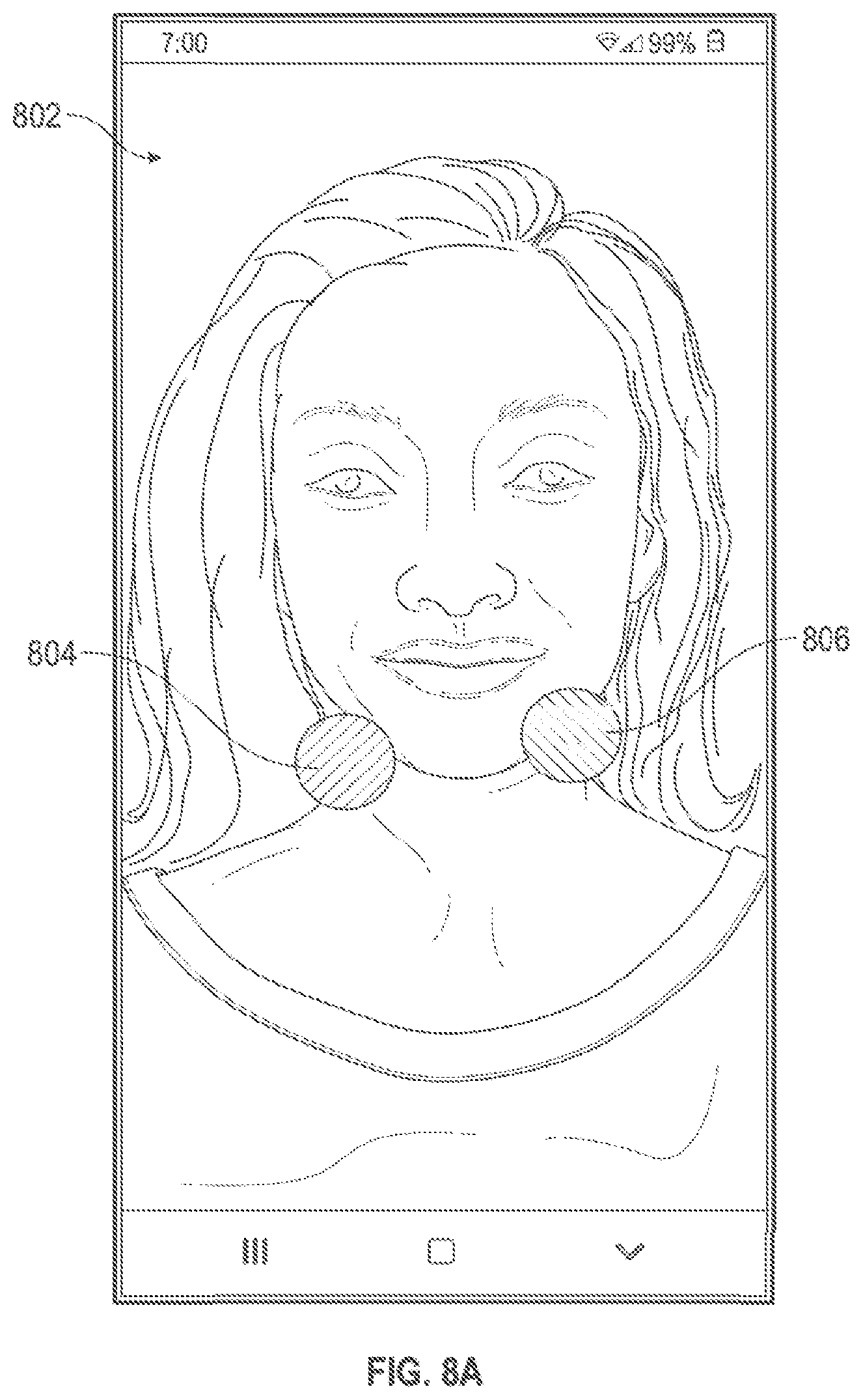Patent US12353628 Figure 8 – Virtual reality communication interface with haptic feedback response