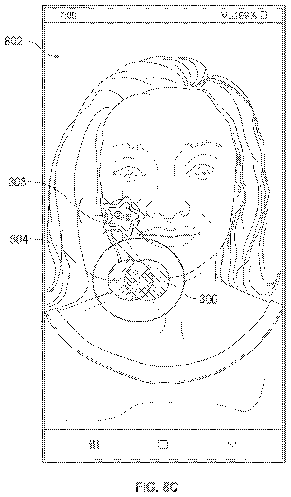 Patent US12353628 Figure 10 – Virtual reality communication interface with haptic feedback response