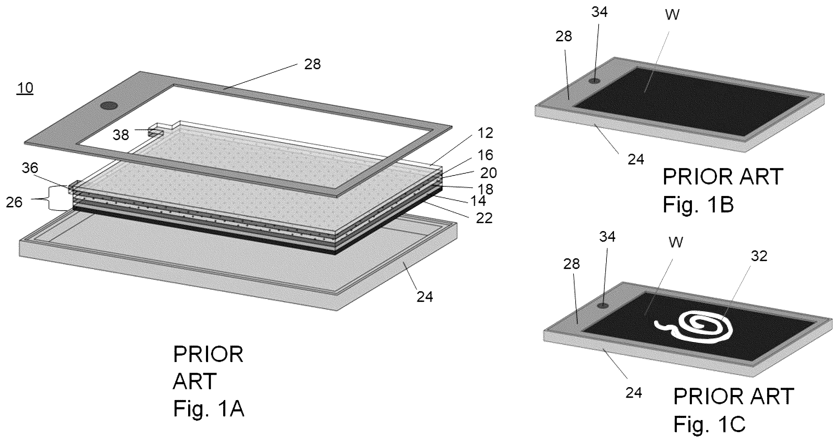 Patent US12353630 Figure 1 – Cholesteric liquid crystal display that provides sensory feedback