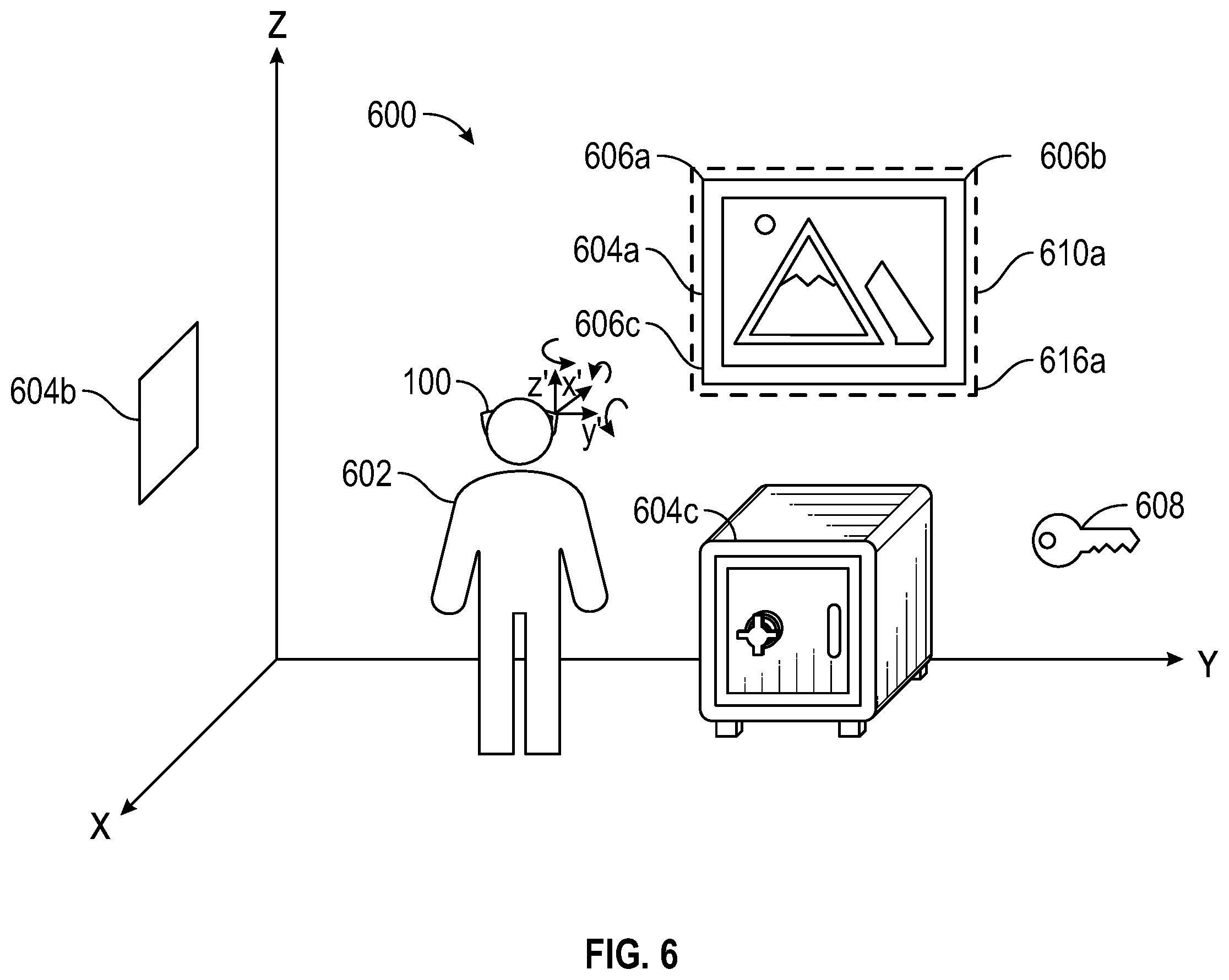 Patent US12353632 Figure 10 – Bimanual interactions between mapped hand regions for controlling virtual and graphical elements
