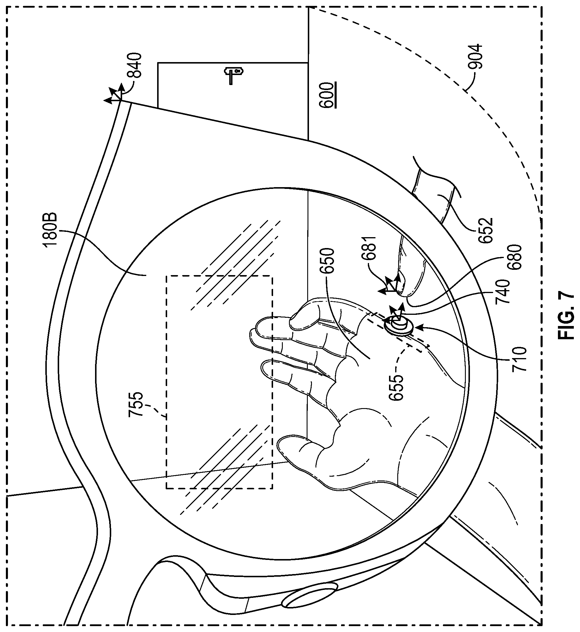 Patent US12353632 Figure 11 – Bimanual interactions between mapped hand regions for controlling virtual and graphical elements