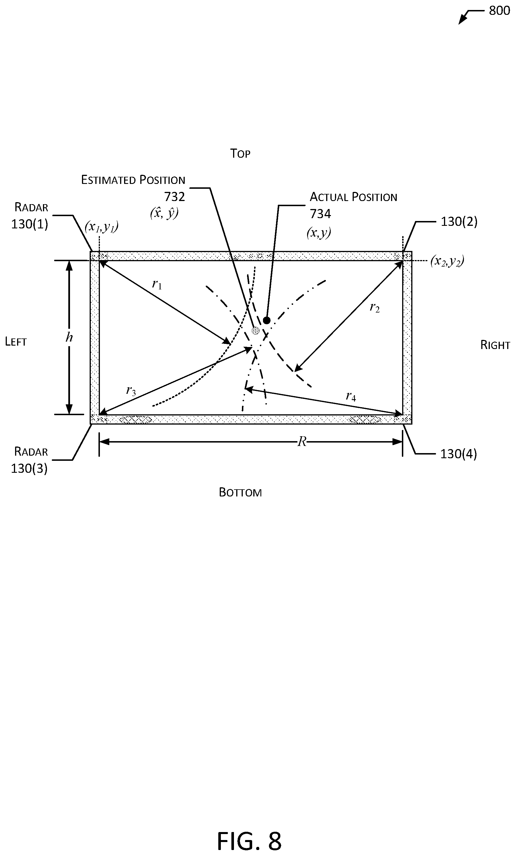 Patent US12353638 Figure 8 – System for touch interaction with non-touchscreen display