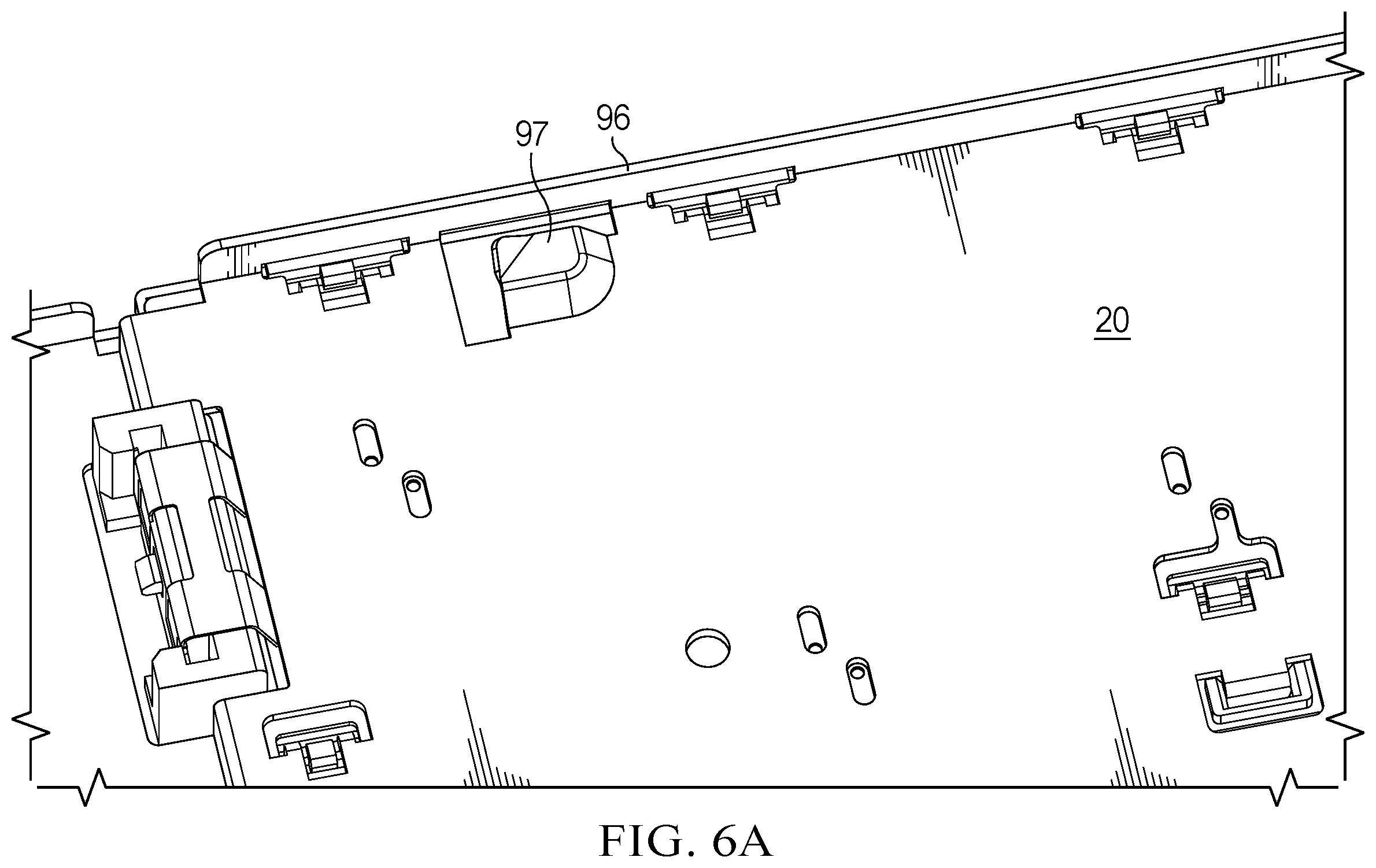 Patent US12353640 Figure 13 – Information handling system keyboard support with rail guide structure assembly to a housing rail