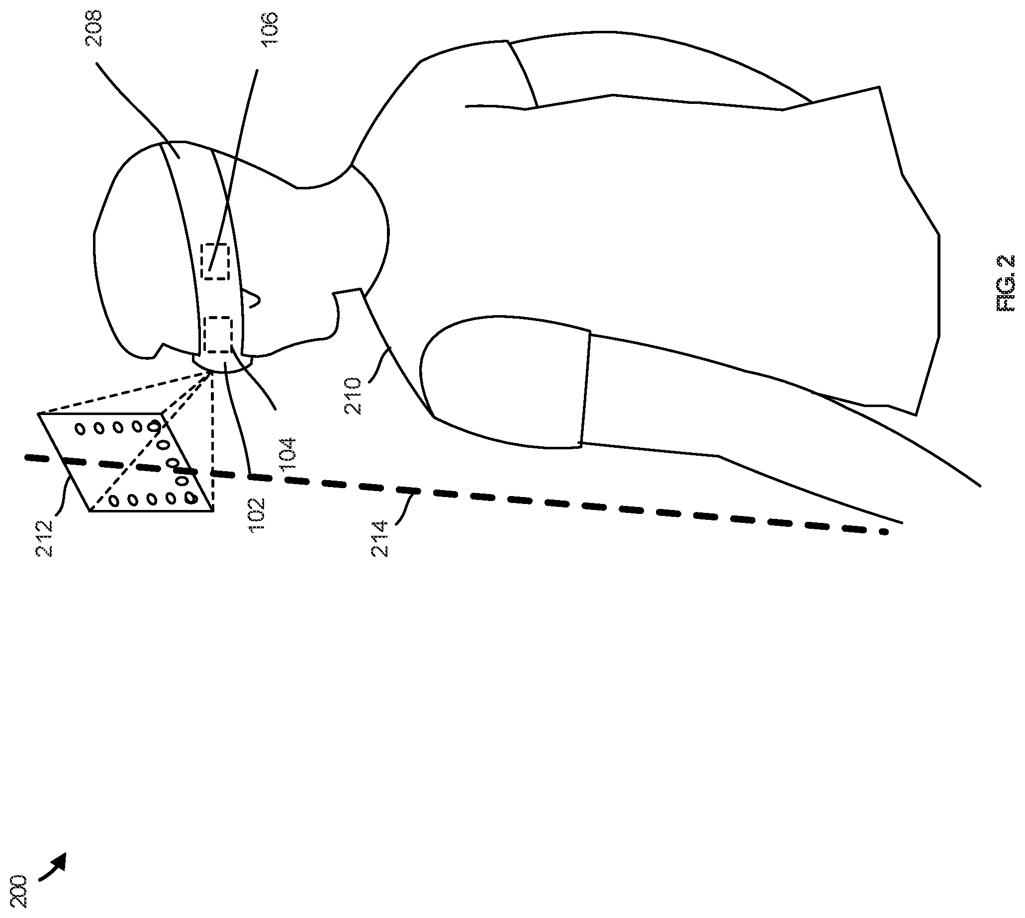 Patent US12353647 Figure 2 – Key selection for an extended reality keyboard