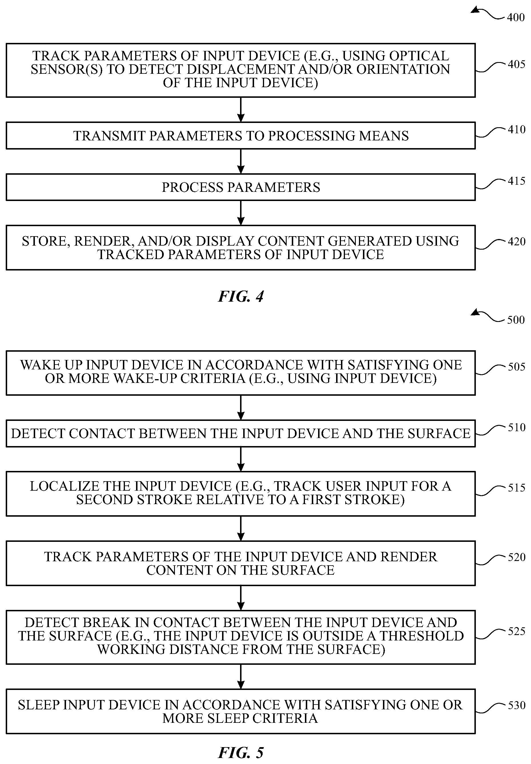 Patent US12353649 Figure 4 – Input device with optical sensors