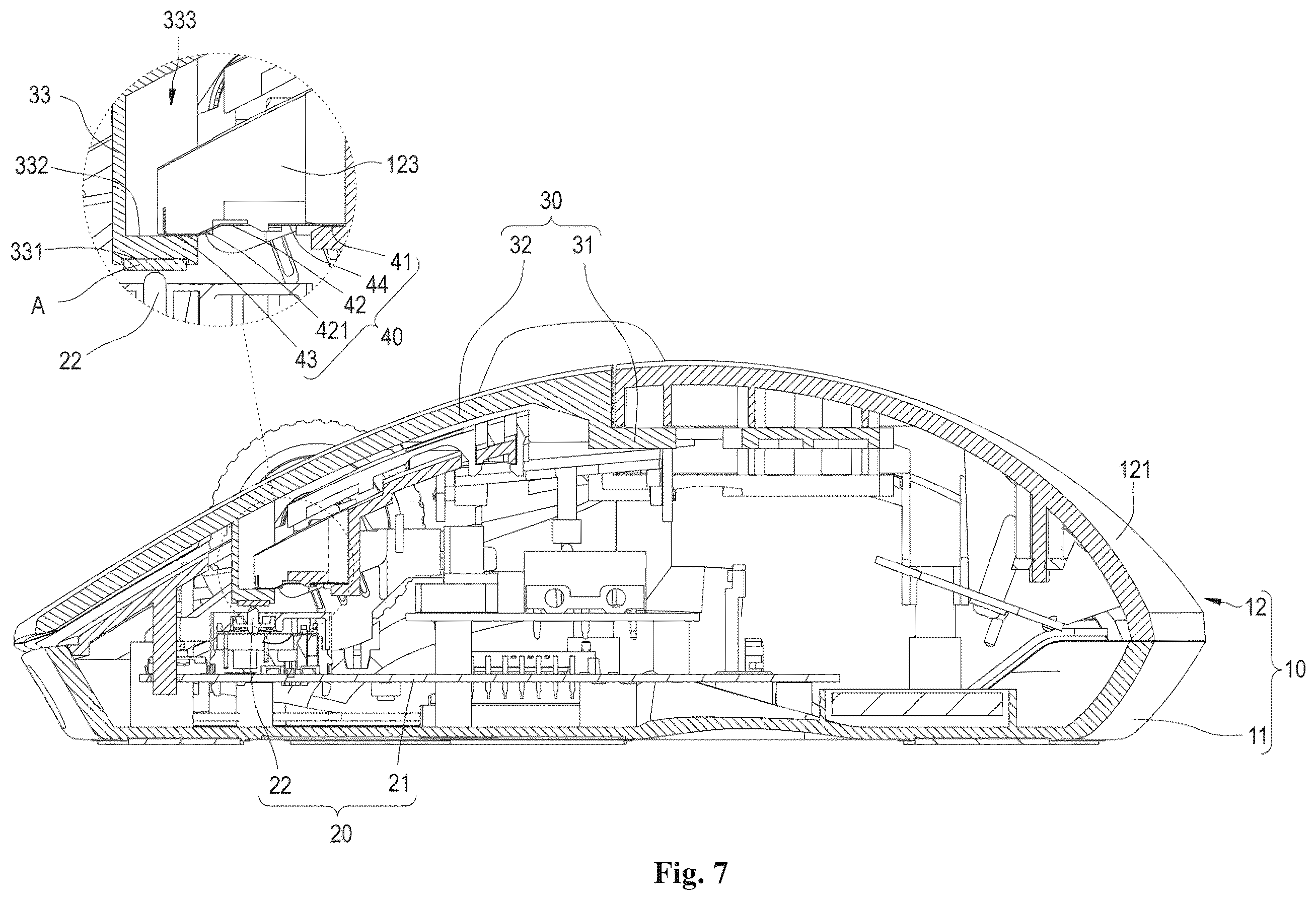 Patent US12353650 Figure 7 – Mouse structure