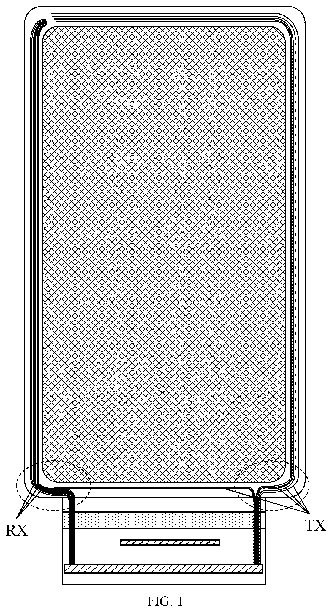 Patent US12353654 Figure 1 – Touch display panel and display device