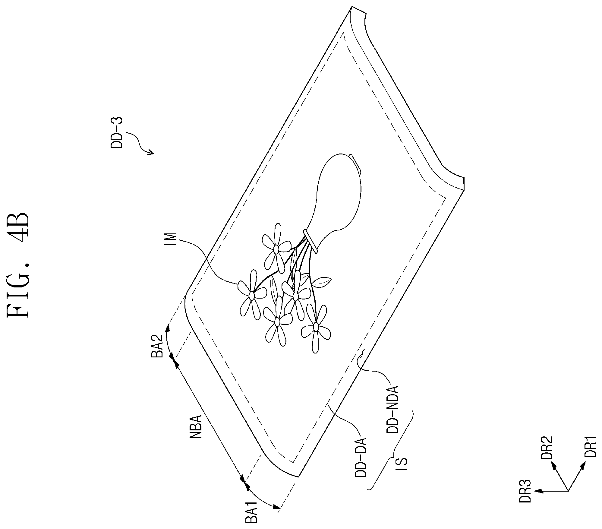 Patent US12353656 Figure 7 – Display device including a conductive portion covering an area in which clock signal lines and touch signal lines overlap