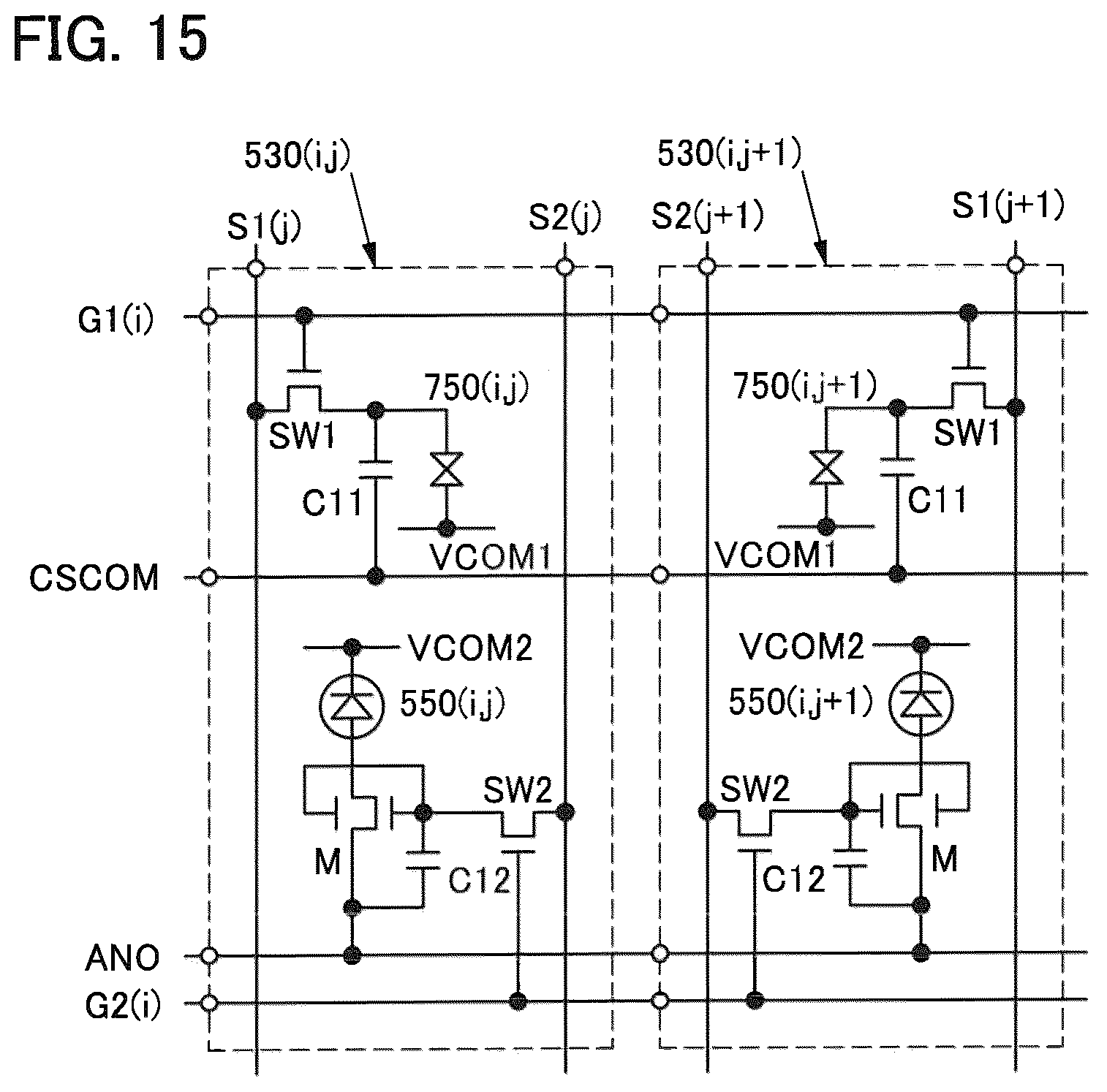 Patent US12353658 Figure 15 – Input/output panel, input/output device, and semiconductor device