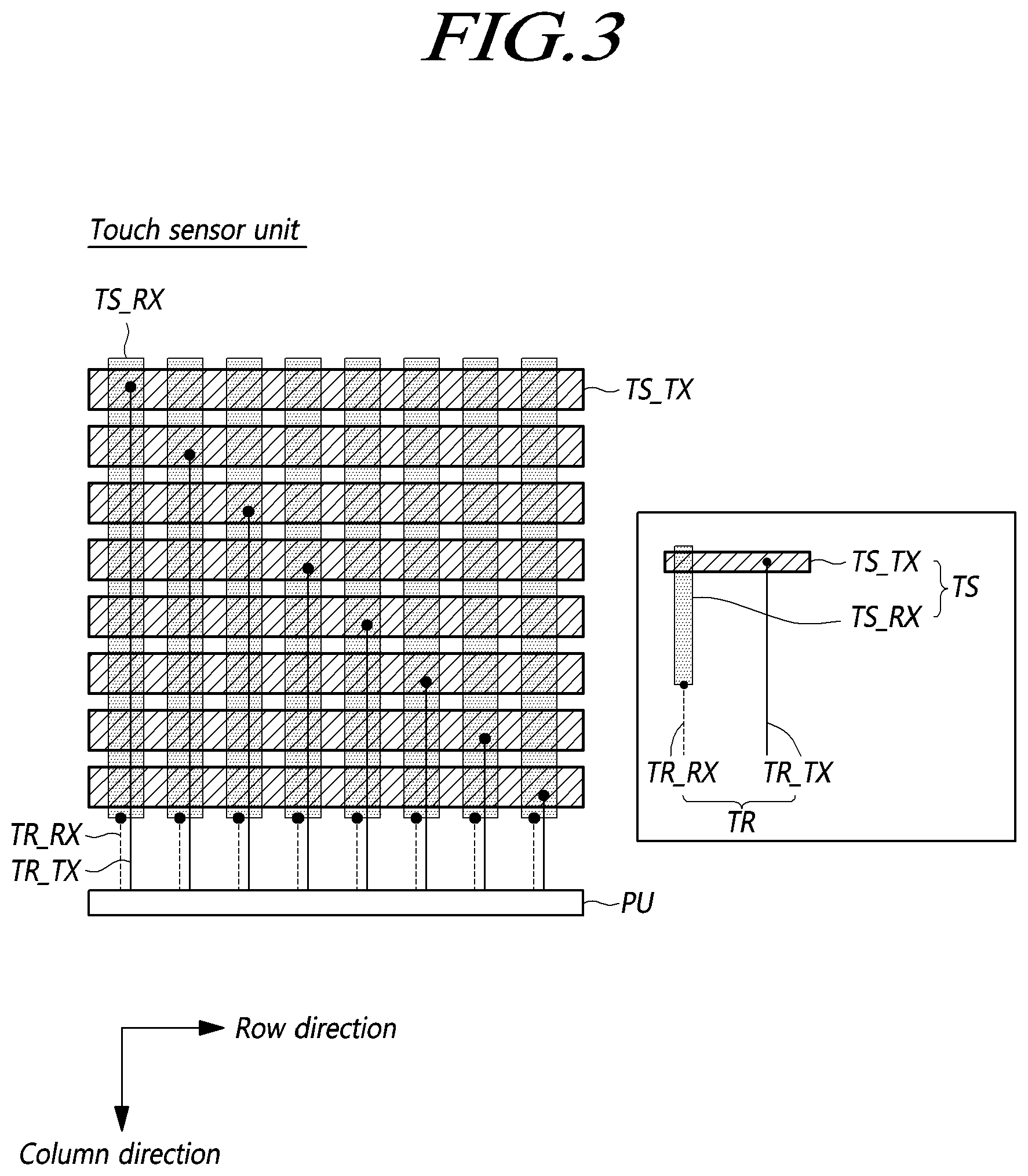 Patent US12353659 Figure 3 – Touch display device and touch display panel
