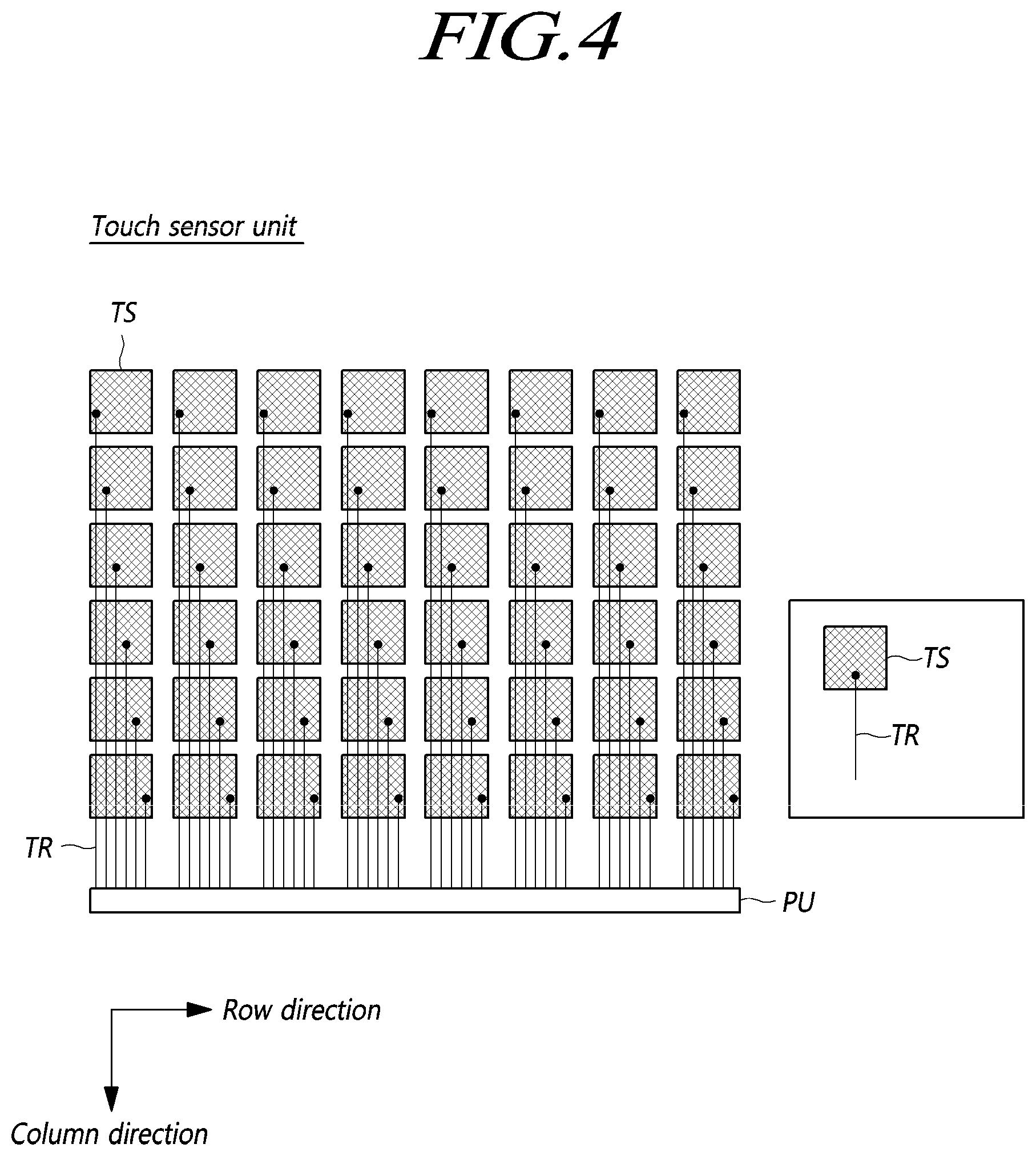 Patent US12353659 Figure 4 – Touch display device and touch display panel