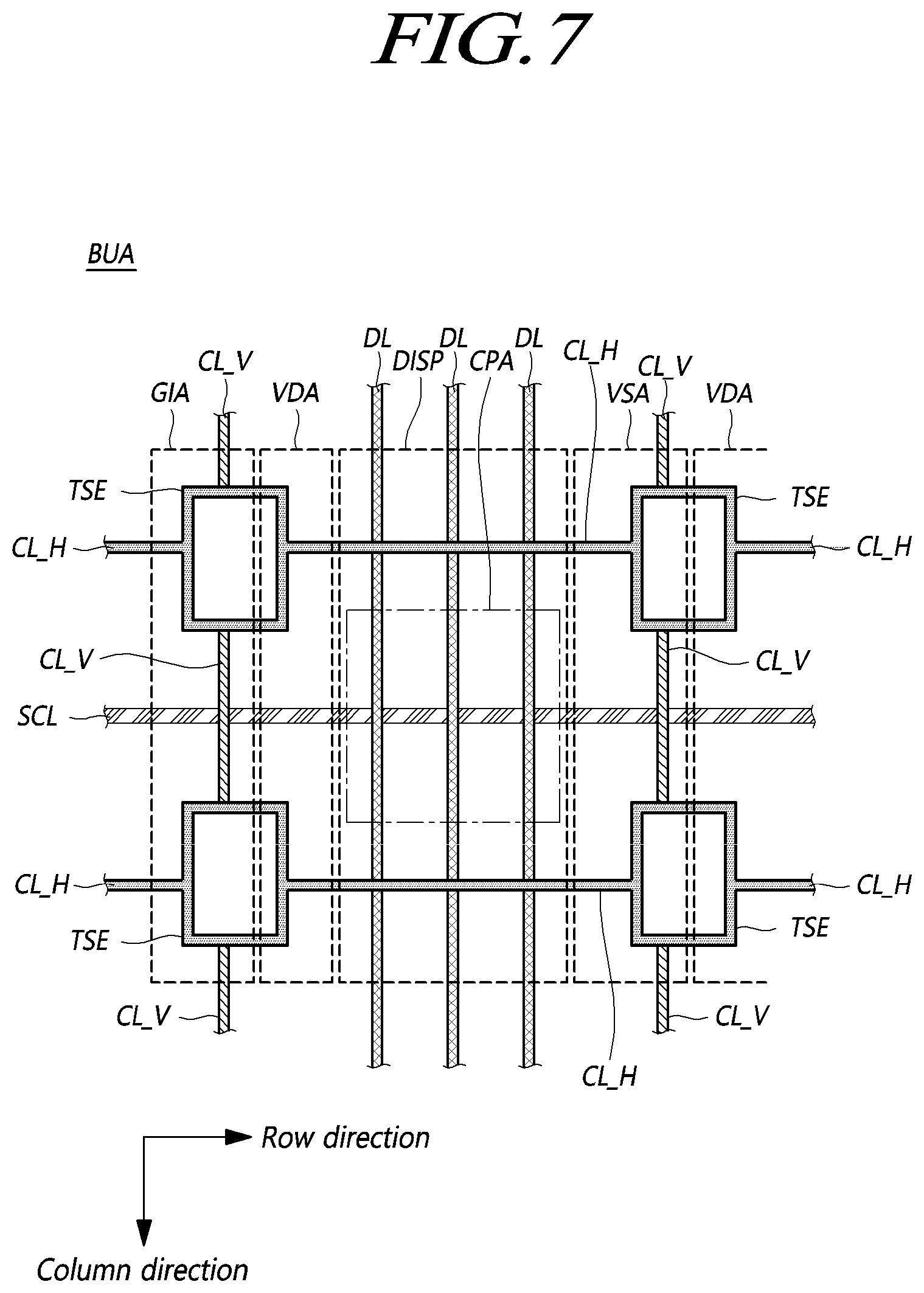 Patent US12353659 Figure 7 – Touch display device and touch display panel