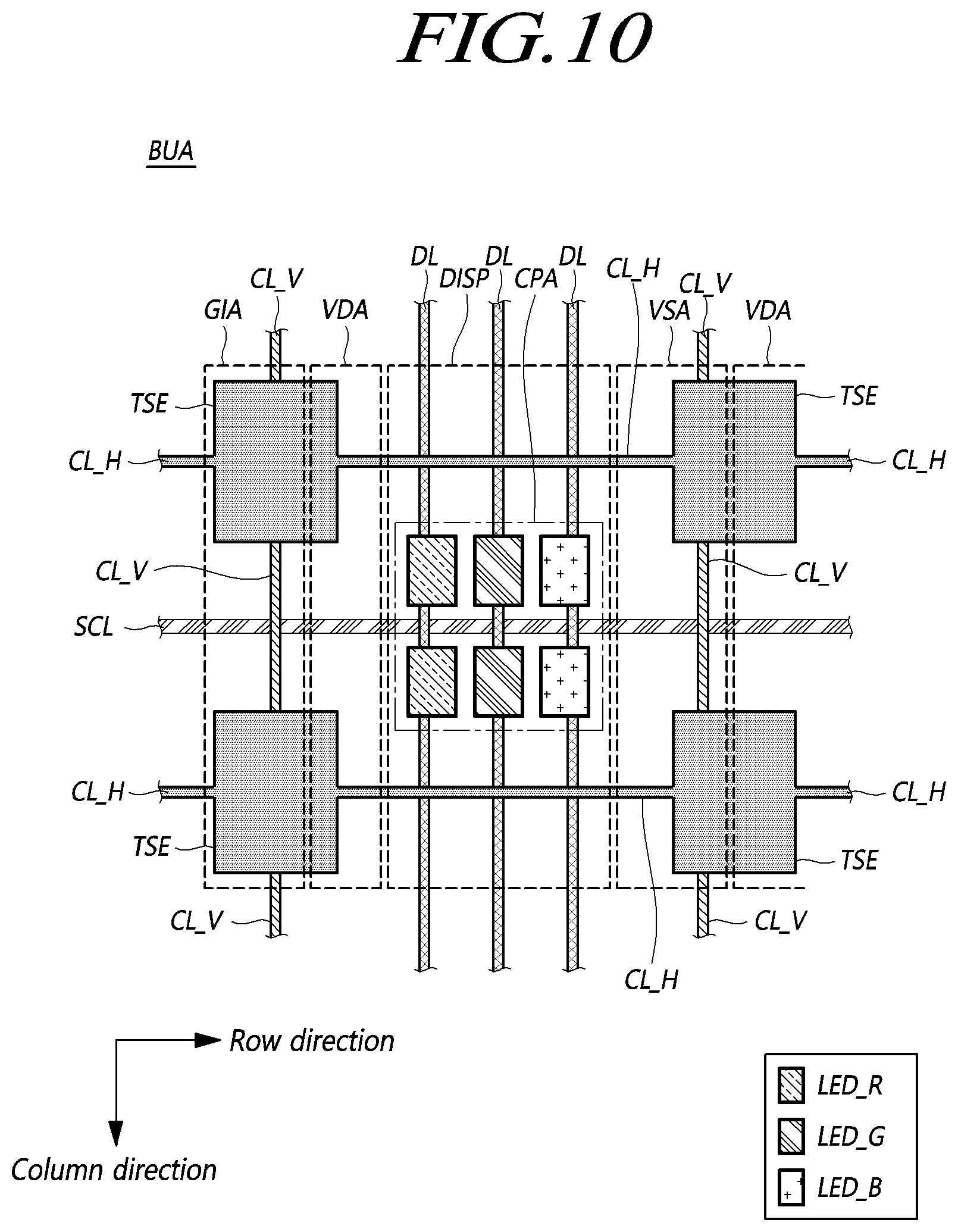 Patent US12353659 Figure 10 – Touch display device and touch display panel
