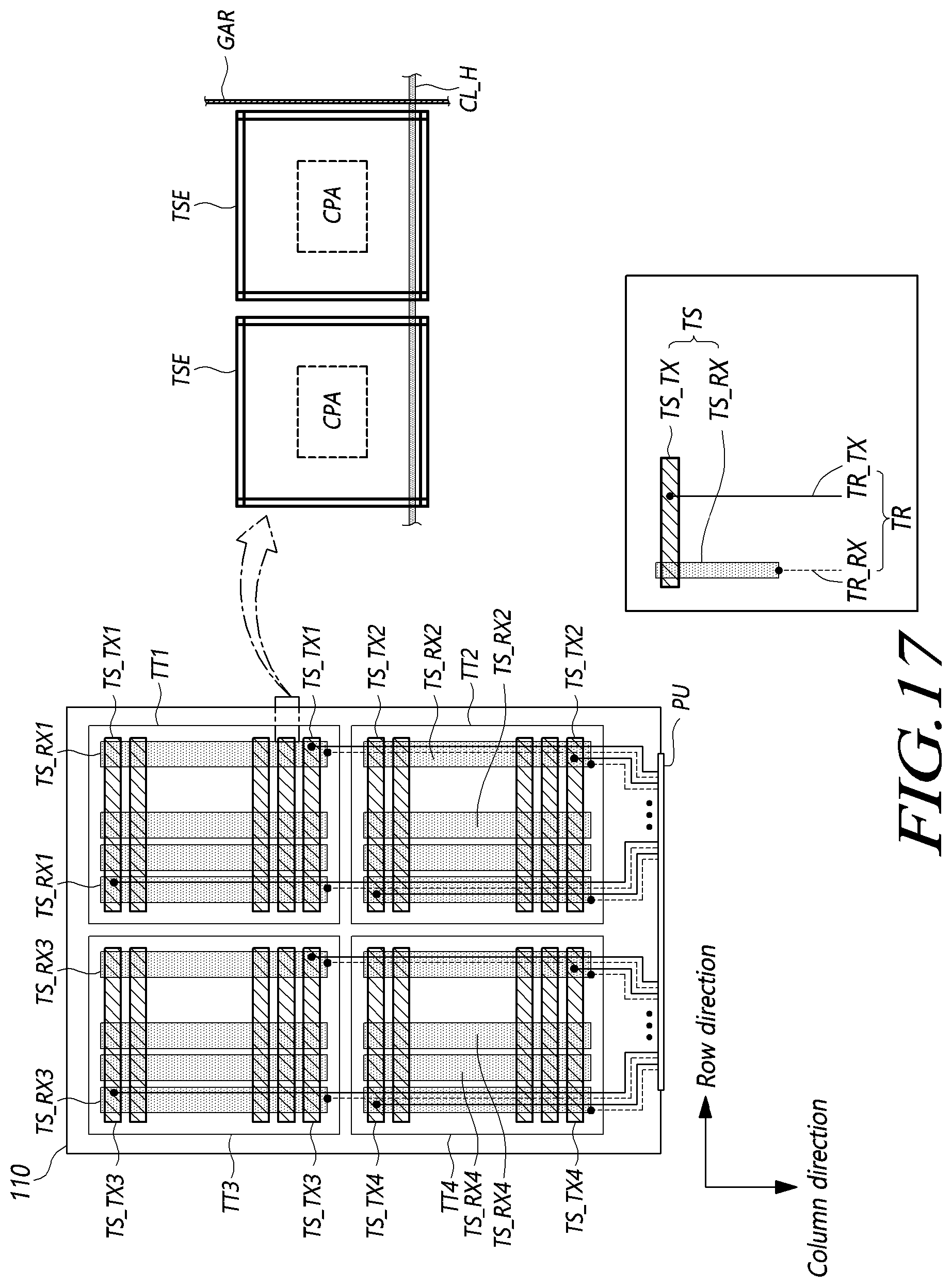 Patent US12353659 Figure 17 – Touch display device and touch display panel