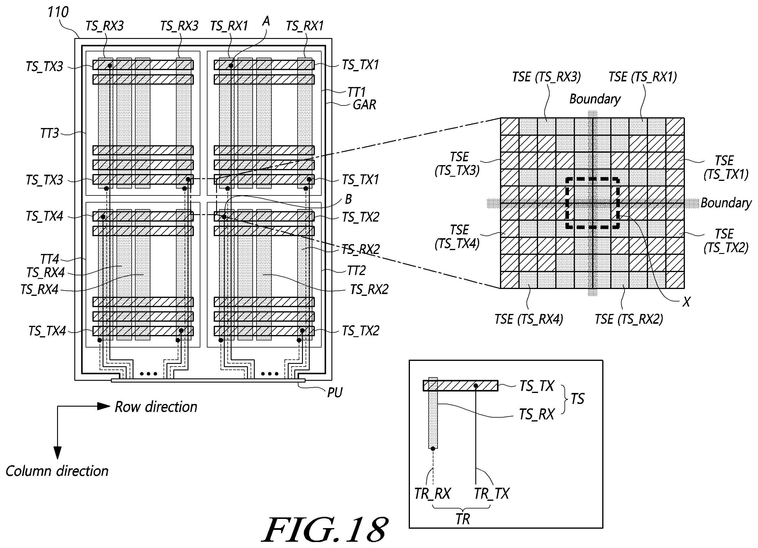 Patent US12353659 Figure 18 – Touch display device and touch display panel