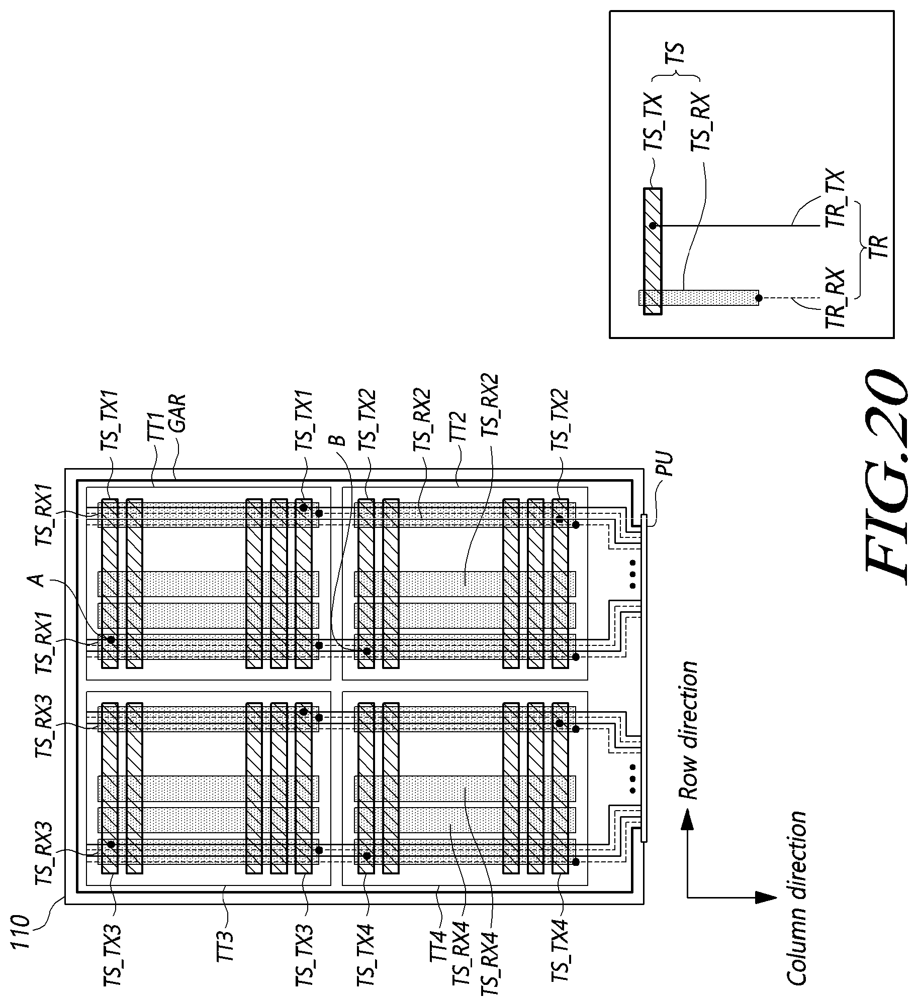 Patent US12353659 Figure 20 – Touch display device and touch display panel