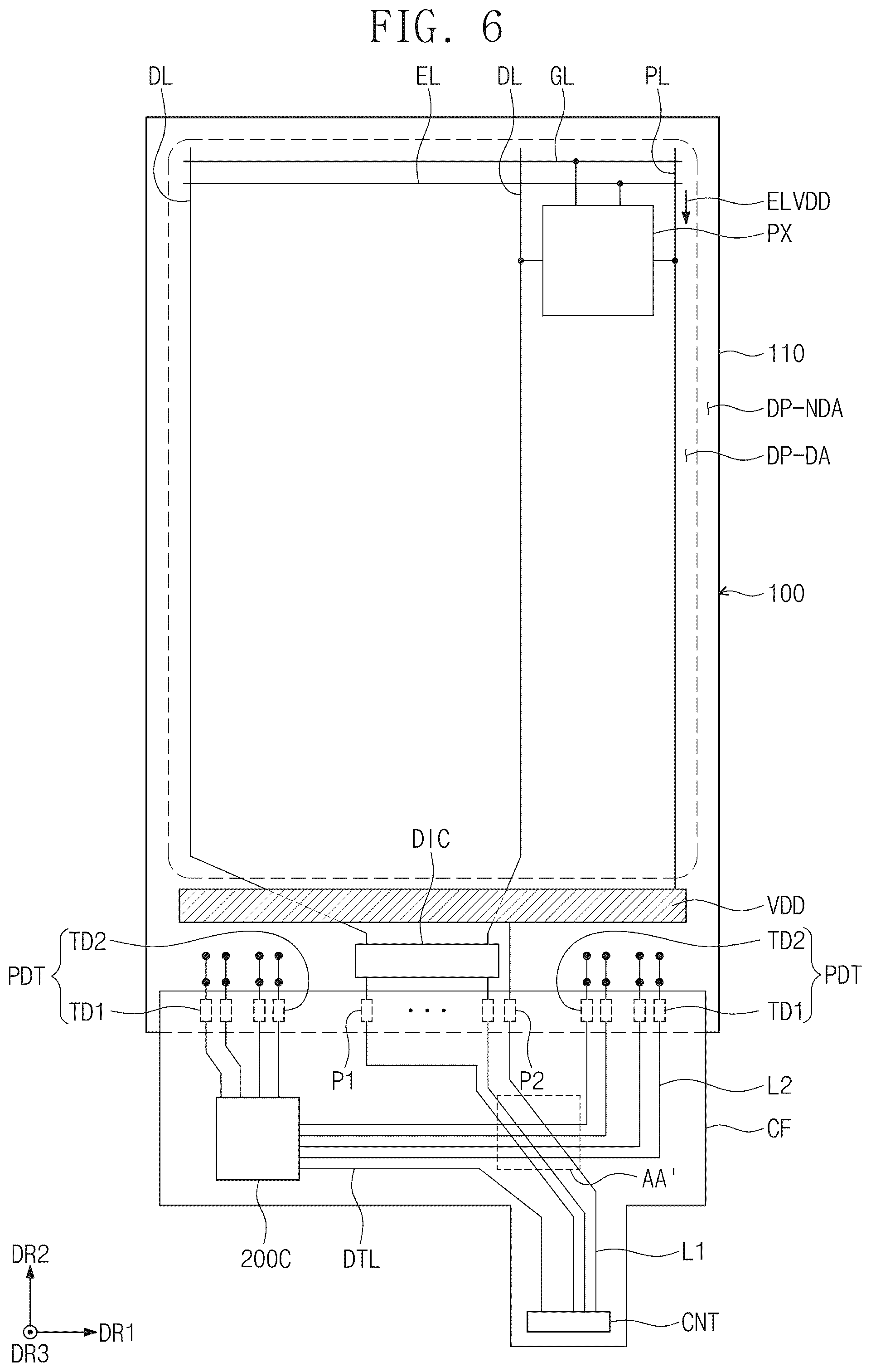 Patent US12353663 Figure 6 – Electronic device