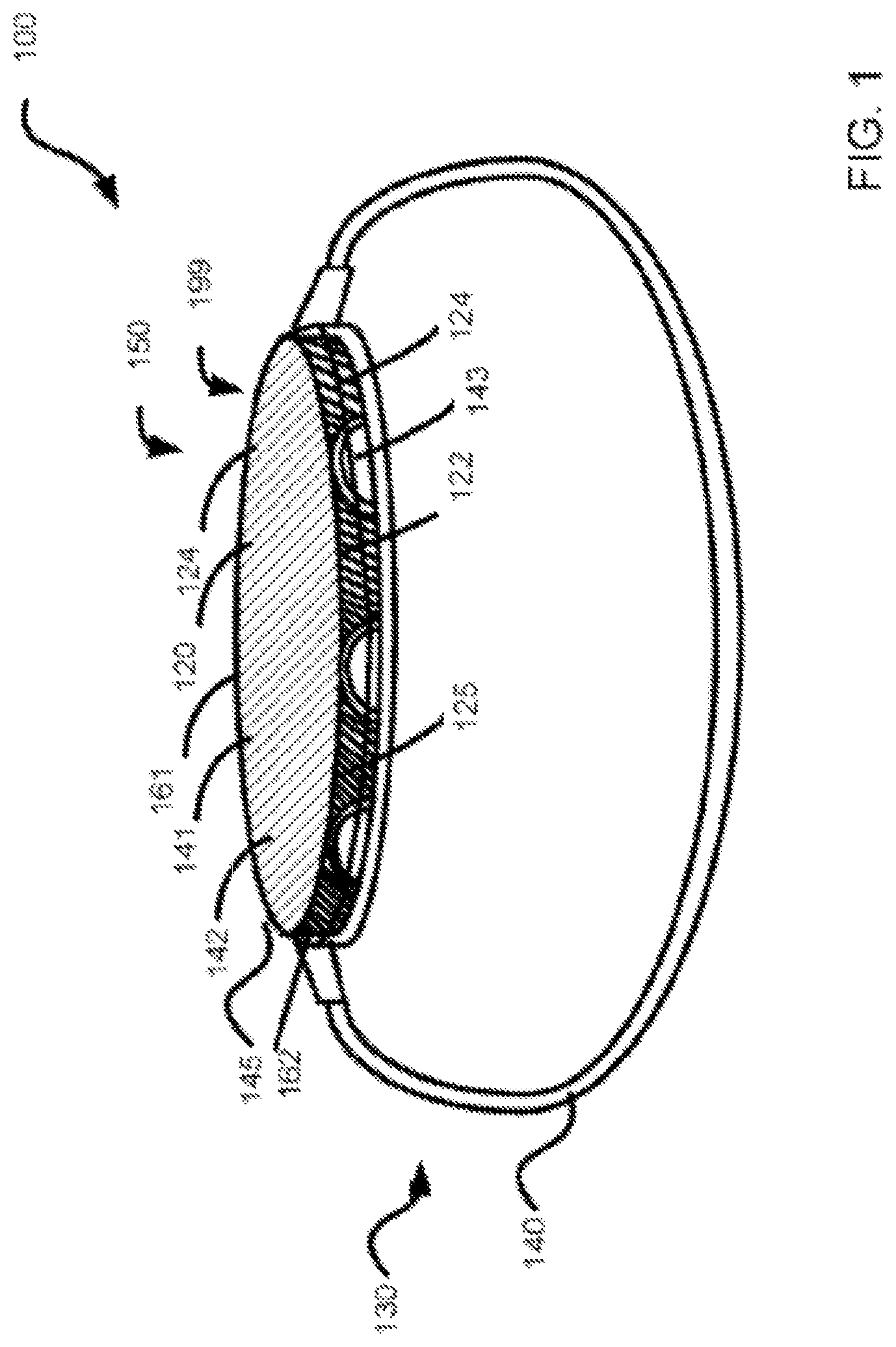 Patent US12353666 Figure 1 – Bezel enabled touchable OLED display for wearables