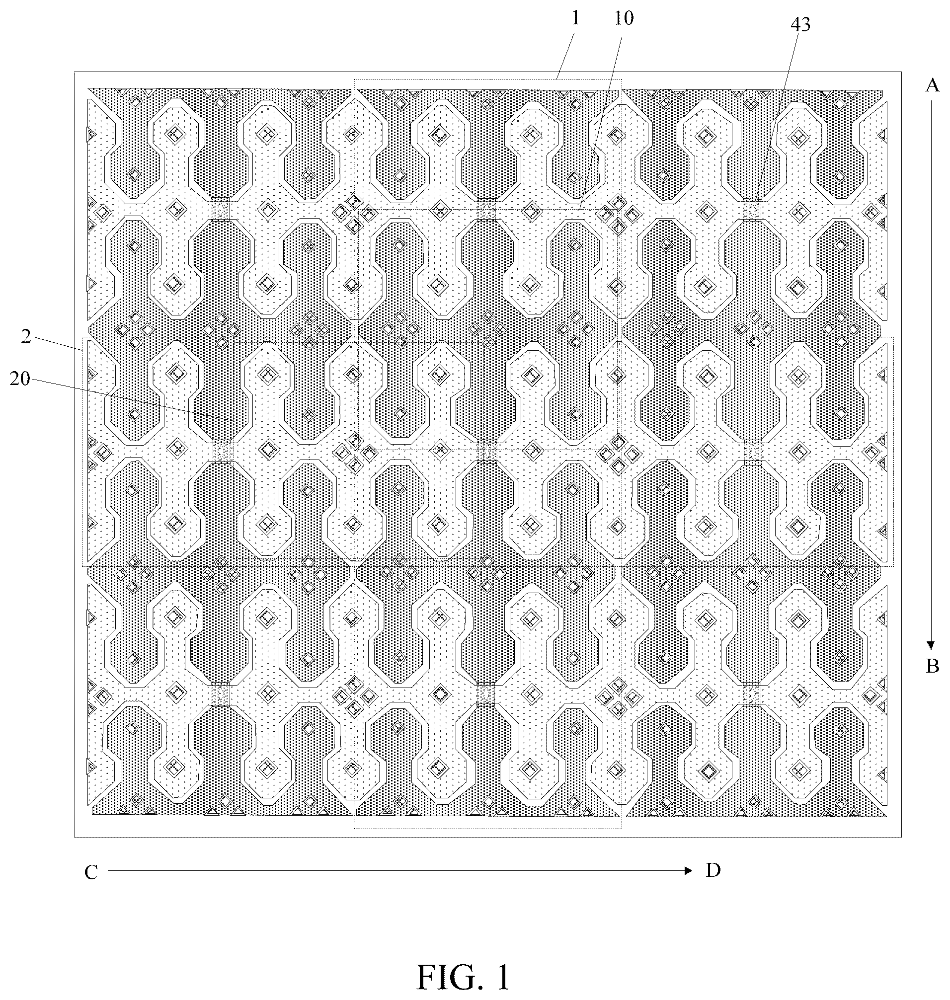 Patent US12353668 Figure 1 – Touch-control display panel and display apparatus