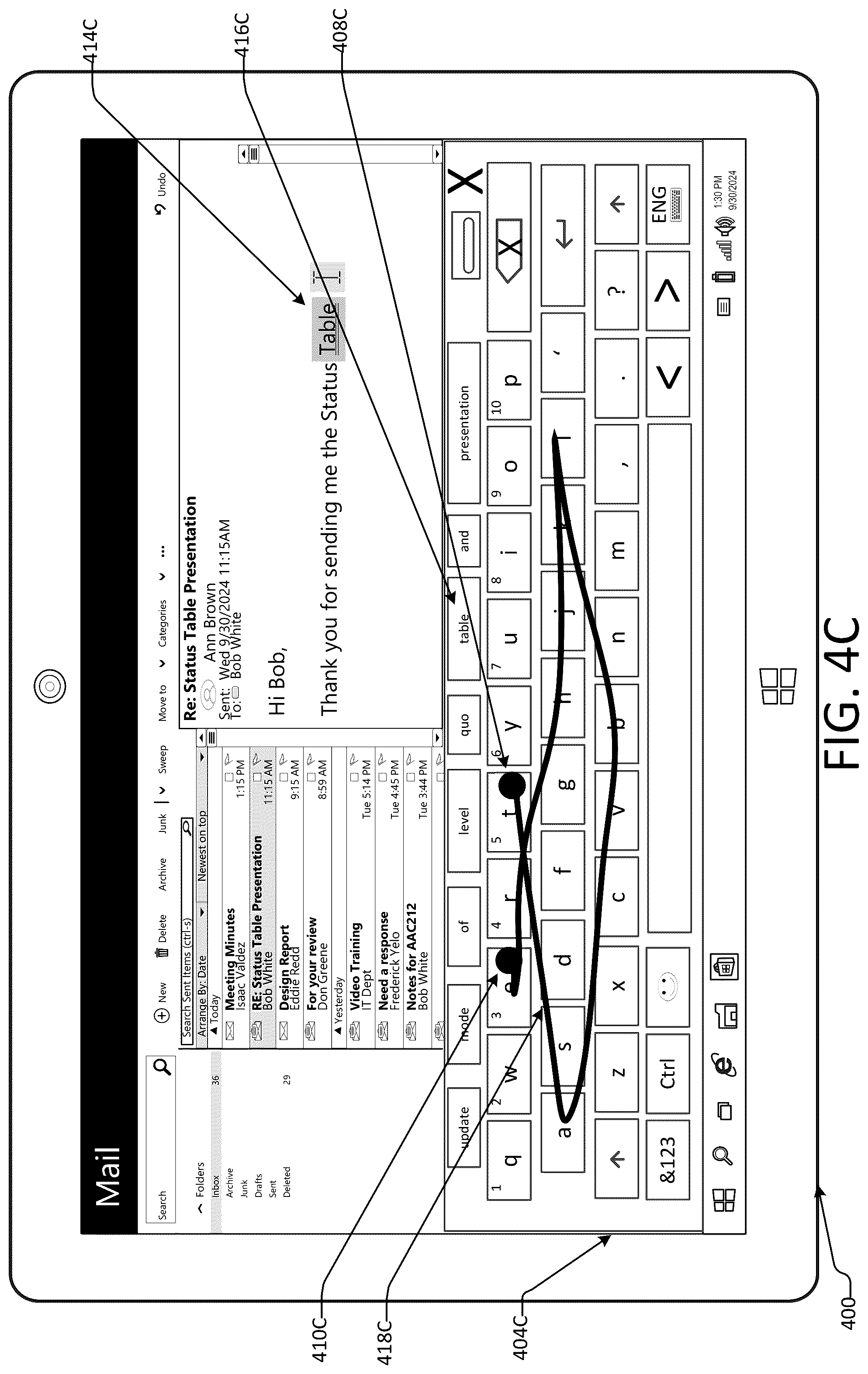 Patent US12353670 Figure 6 – Intelligent response using eye gaze